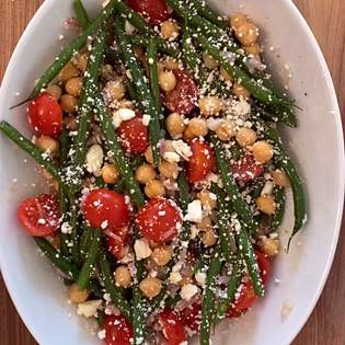 Recipe preview Healthy, tasty and fresh green bean salad recipe