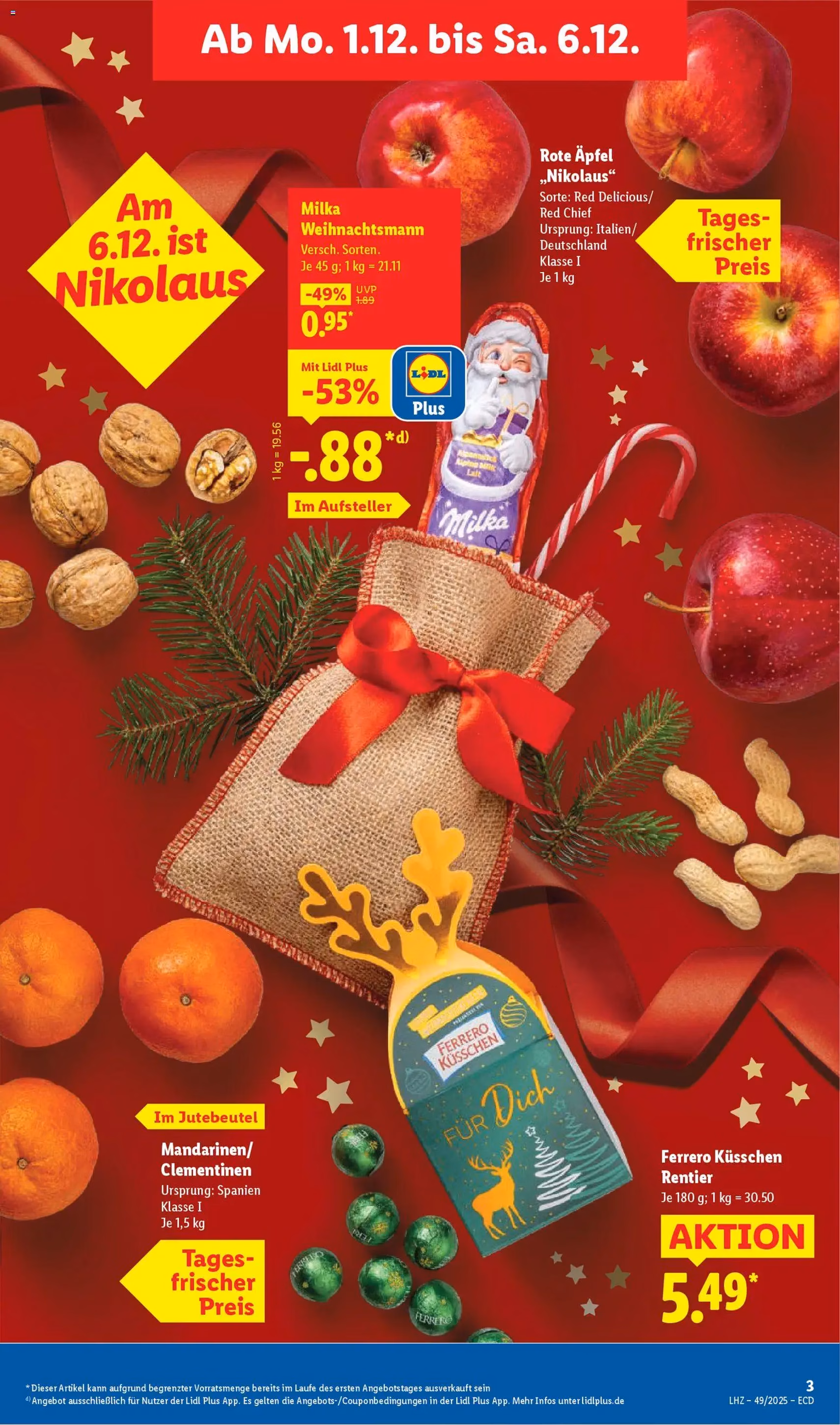 Lidl - Prospekt - Gültiger Prospekt ab 01.12.2025, Seite 3 von insgesamt 68