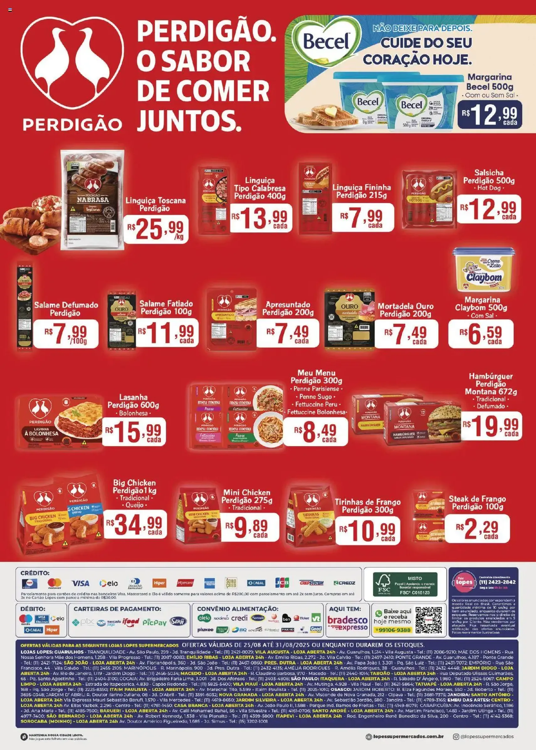 Lopes Supermercados - Ofertas BRF - folheto válido a partir de 25/08/2025 página 2 de 2
