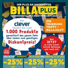 Billa Plus Flugblatt - Prospekt Vorschau gültig ab 30.10.2025