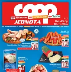 COOP Jednota leták - náhľad letáku platný od 30.10.2025 COOP Jednota leták - náhľad letáku platný od 30.10.2025