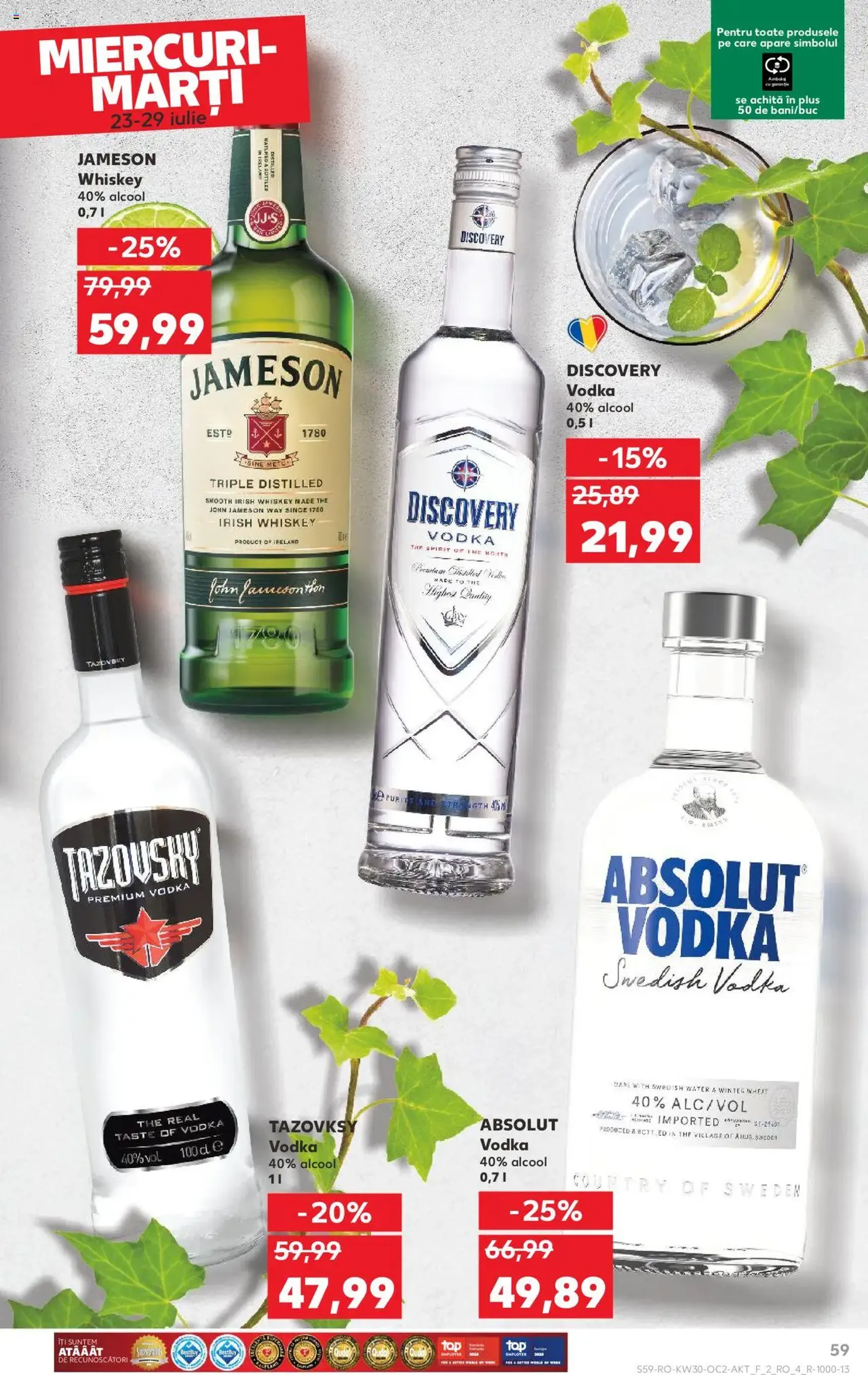 Kaufland RO - București - 2025.07.23. érvényes szórólap 59 oldal 72 oldalból Kaufland RO - București - 2025.07.23. érvényes szórólap 59 oldal 72 oldalból