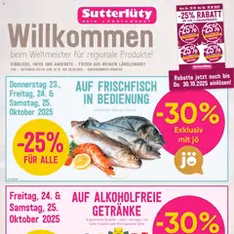 Sutterlüty Flugblatt - Prospekt Vorschau gültig ab 22.10.2025