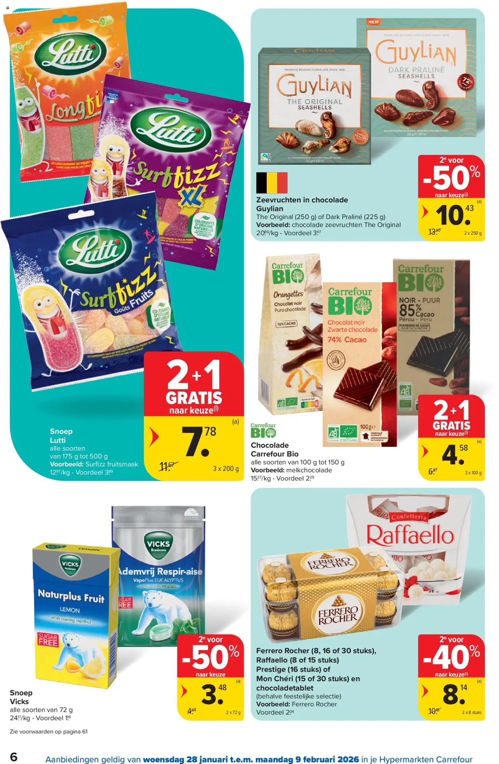 Carrefour folder week 5 - geldige folder vanaf 28/01/2026 pagina 6 van 63