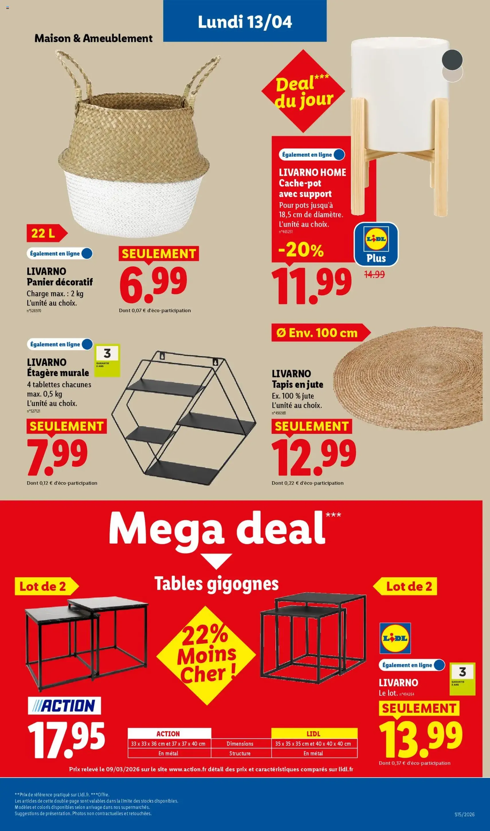 LIDL catalogue semaine 15 - brochure valable à partir du 09/04/2026, page 63 sur 75