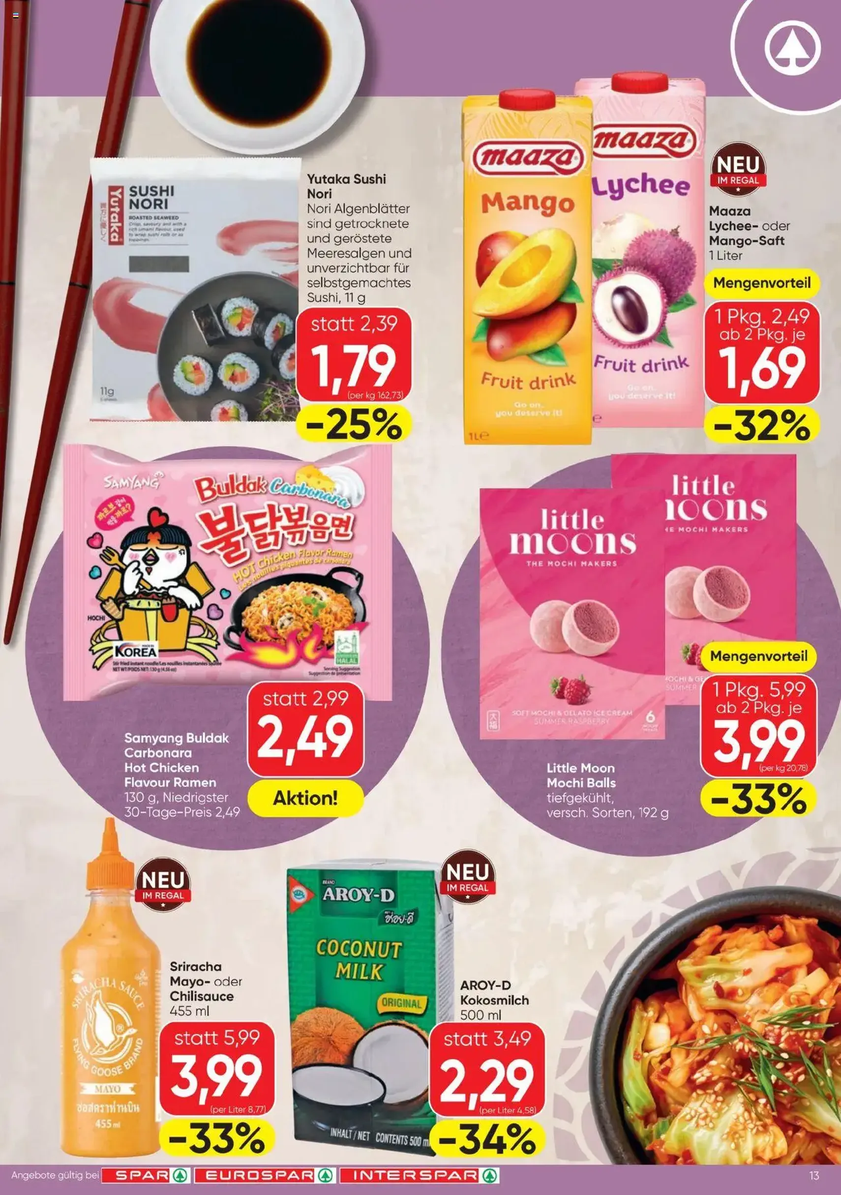 Spar Flugblatt - Gültiger Prospekt ab 09.10.2025, Seite 13 von insgesamt 24