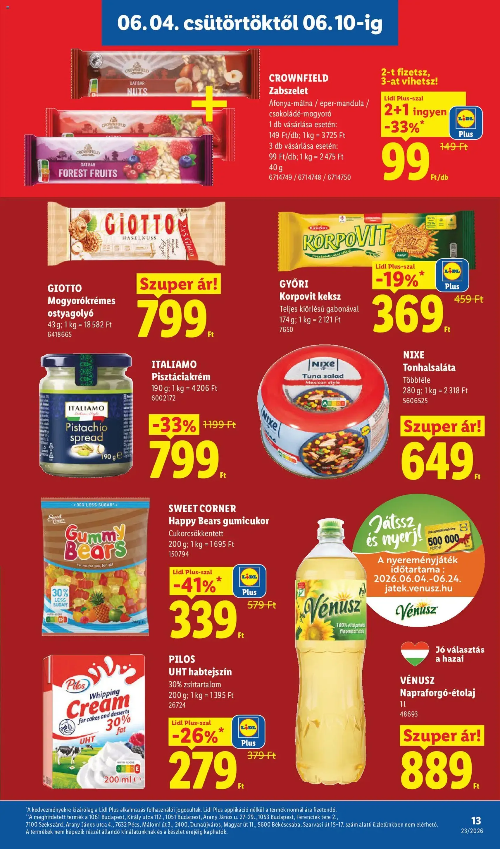 Lidl akciós újság - 2026.06.04. érvényes szórólap 13 oldal 80 oldalból