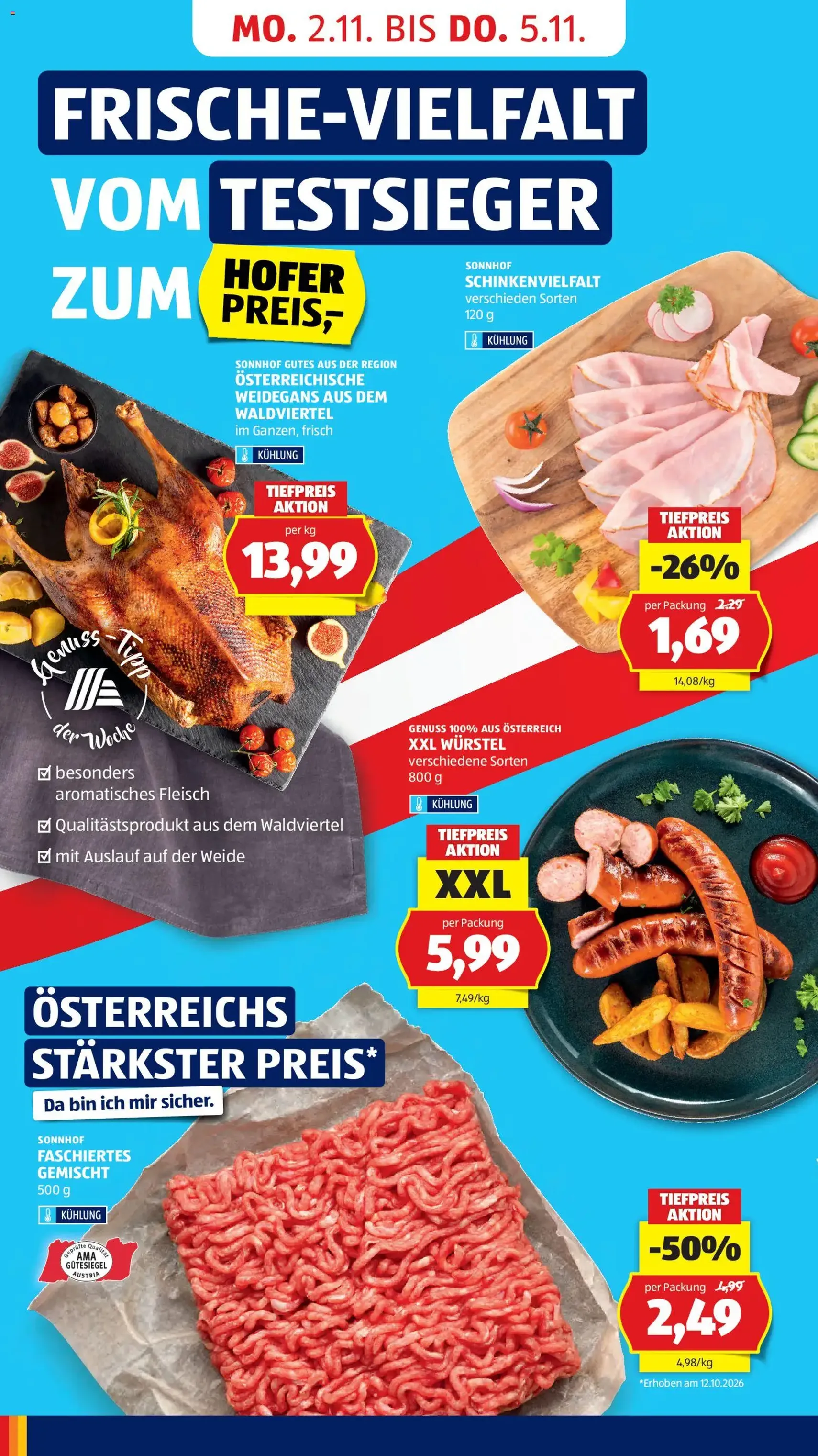 Hofer Flugblatt - Gültiger Prospekt ab 30.10.2026, Seite 26 von insgesamt 50