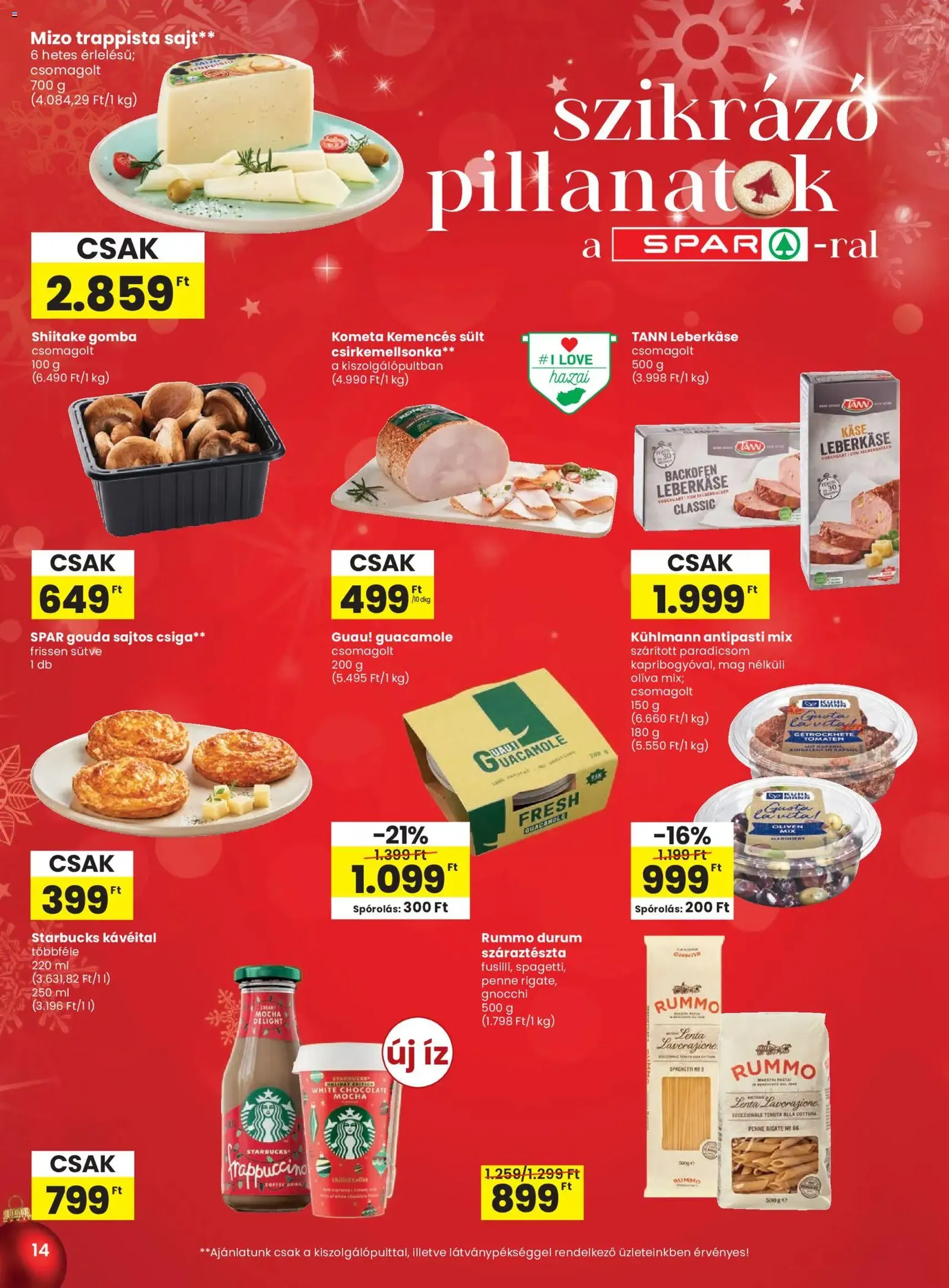 Spar Akciós újság - 2025.12.18. érvényes szórólap 14 oldal 28 oldalból