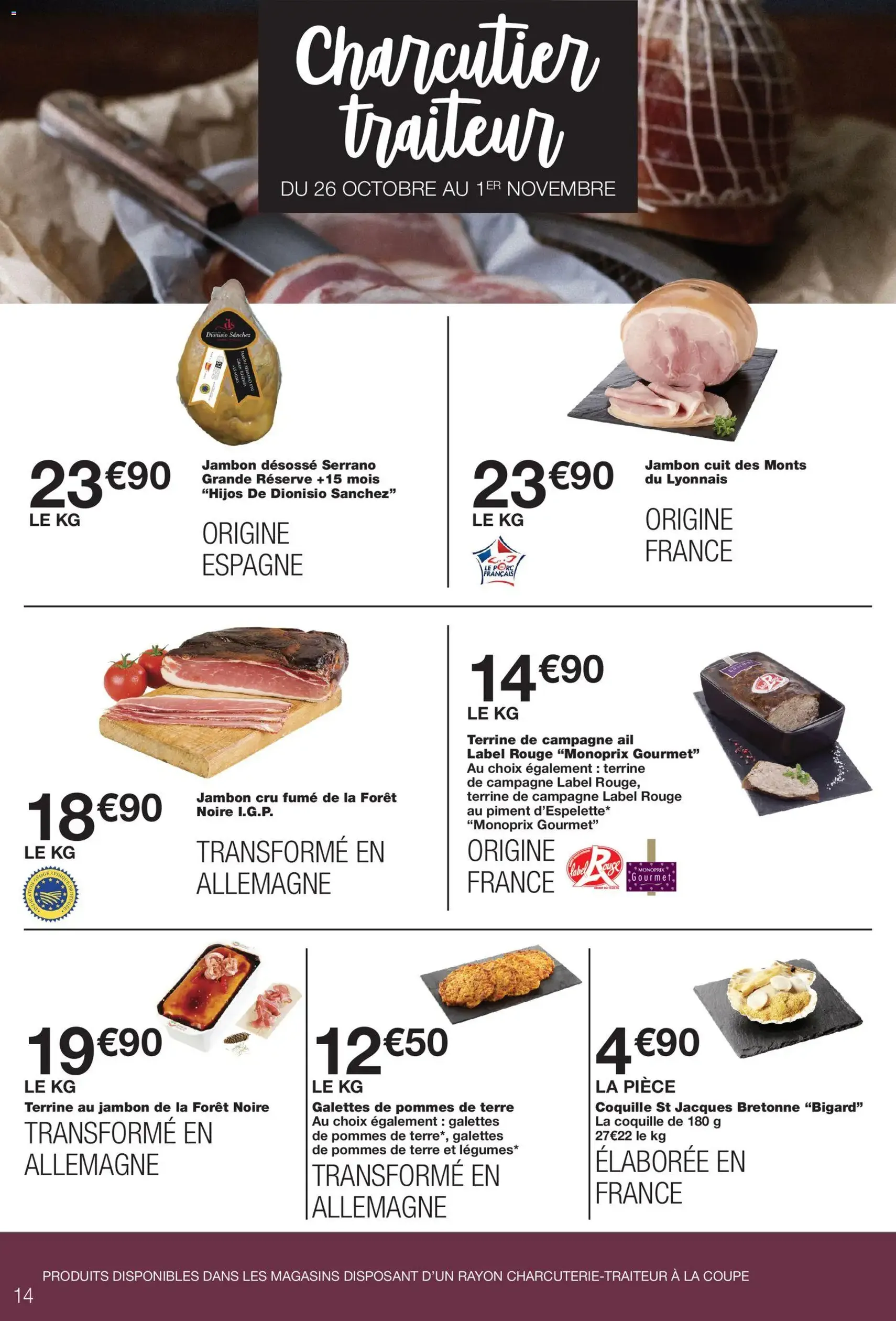 Monoprix catalogue - brochure valable à partir du 20/10/2026, page 14 sur 58