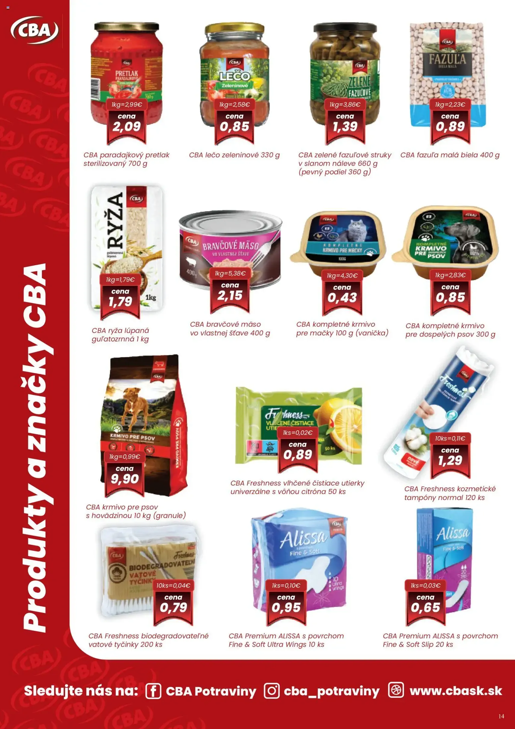 CBA Komfos leták - platný leták od 05.02.2026 strana 14 z 24