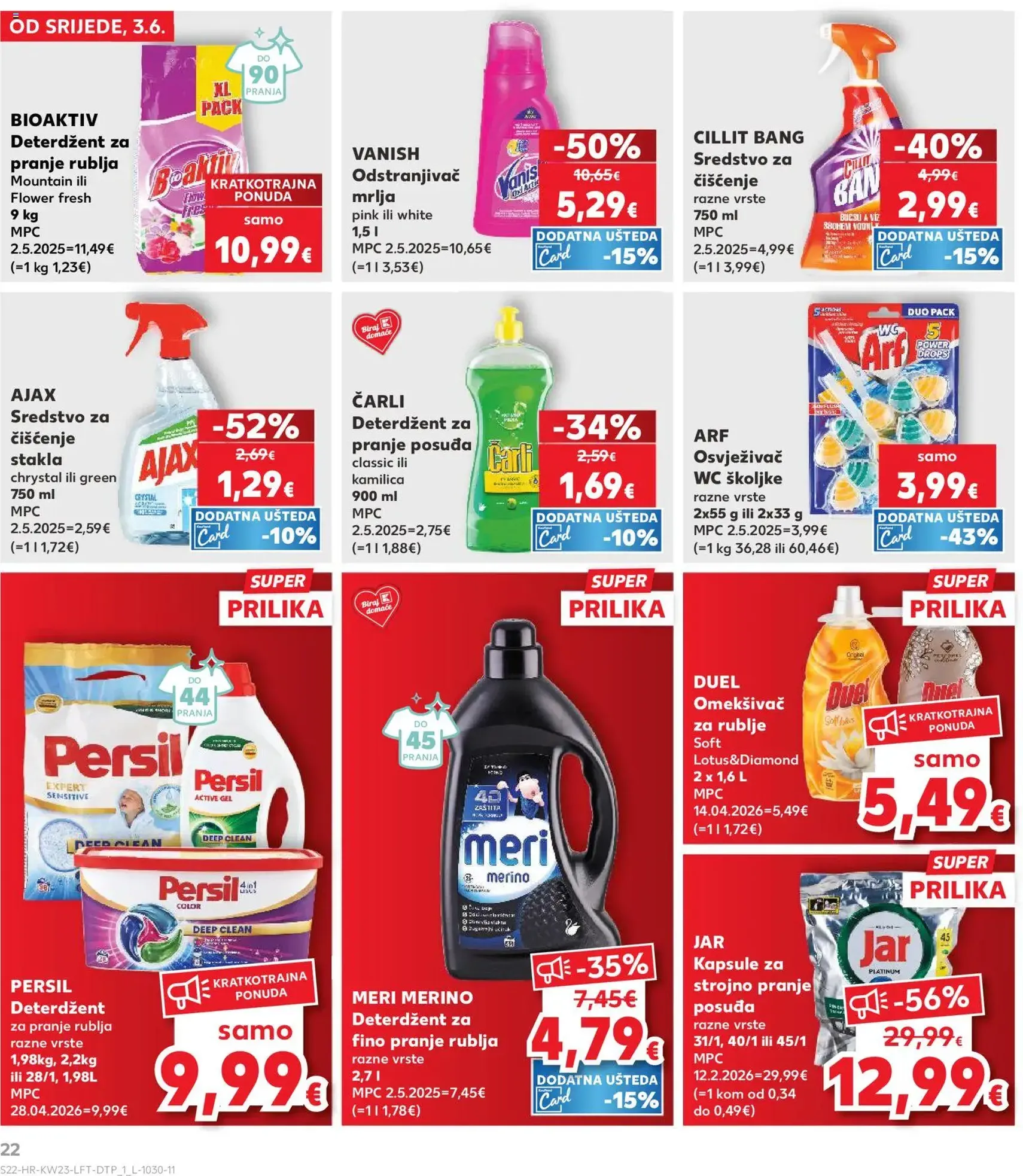 Kaufland HR akciós újság - 2026.06.03. érvényes szórólap 22 oldal 32 oldalból