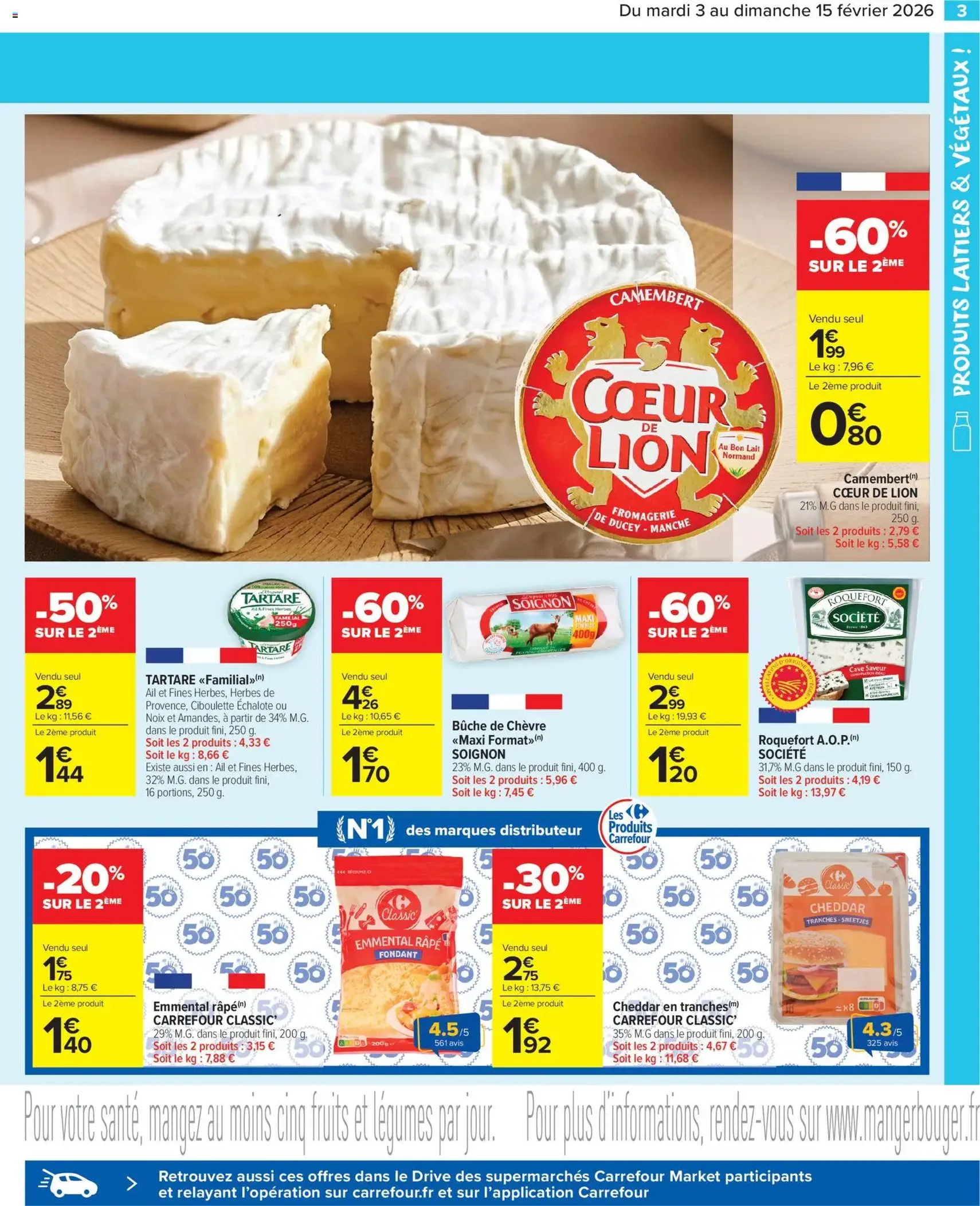 Carrefour Market catalogue semaine 6 - brochure valable à partir du 03/02/2026, page 5 sur 16