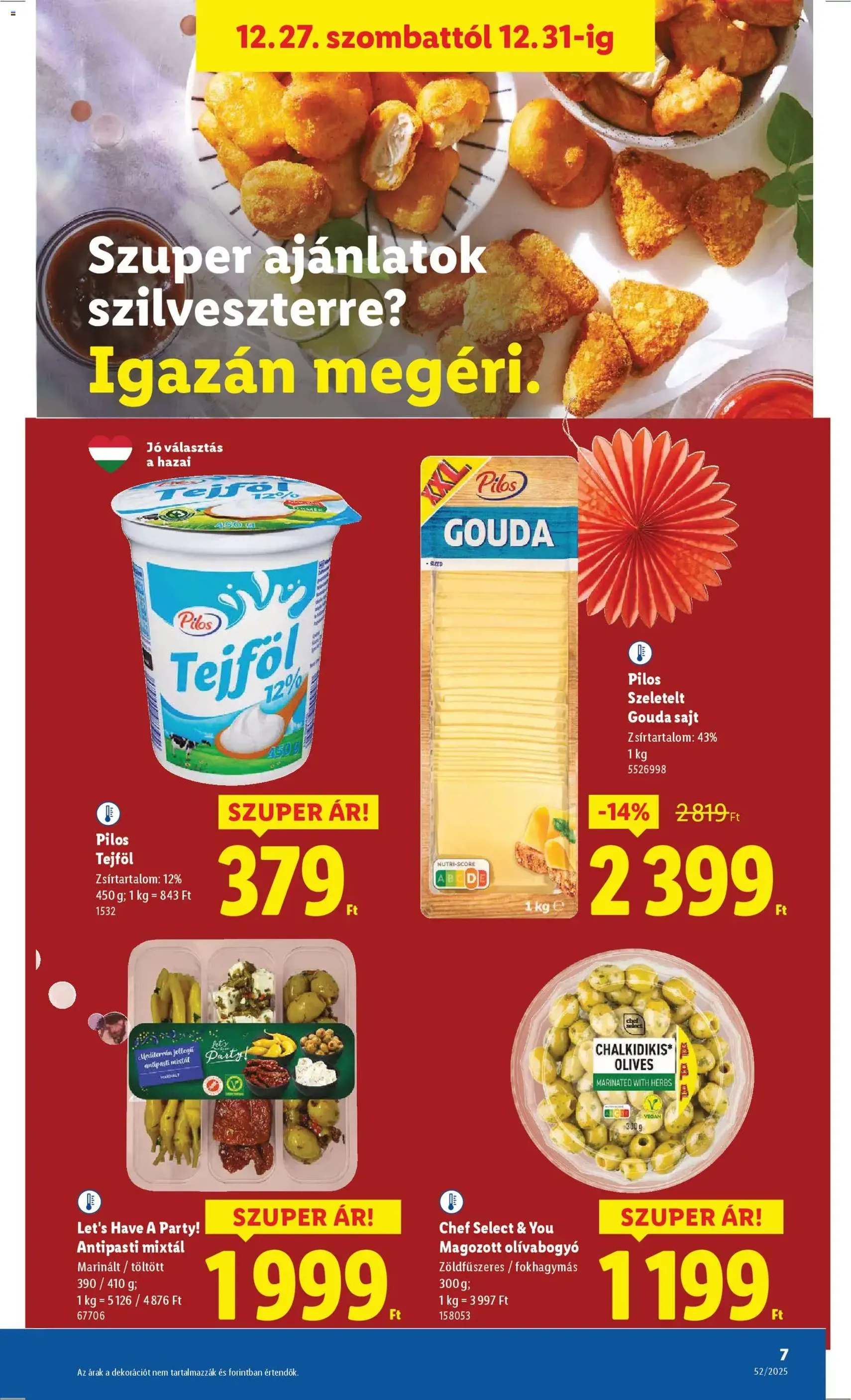Lidl Akciós újság - 2025.12.27. érvényes szórólap 7 oldal 48 oldalból