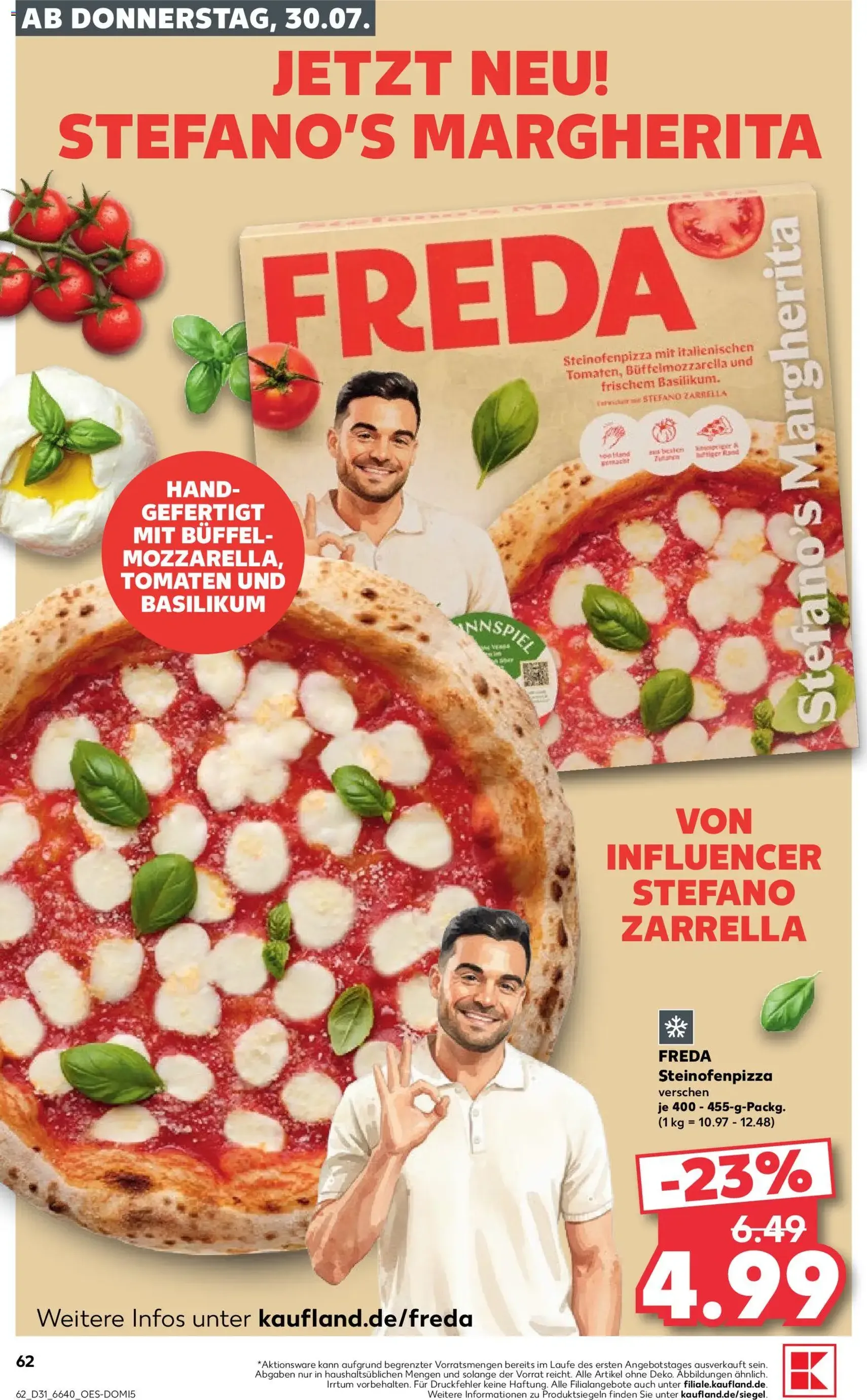 Kaufland Prospekt - Gültiger Prospekt ab 30.07.2026, Seite 62 von insgesamt 66