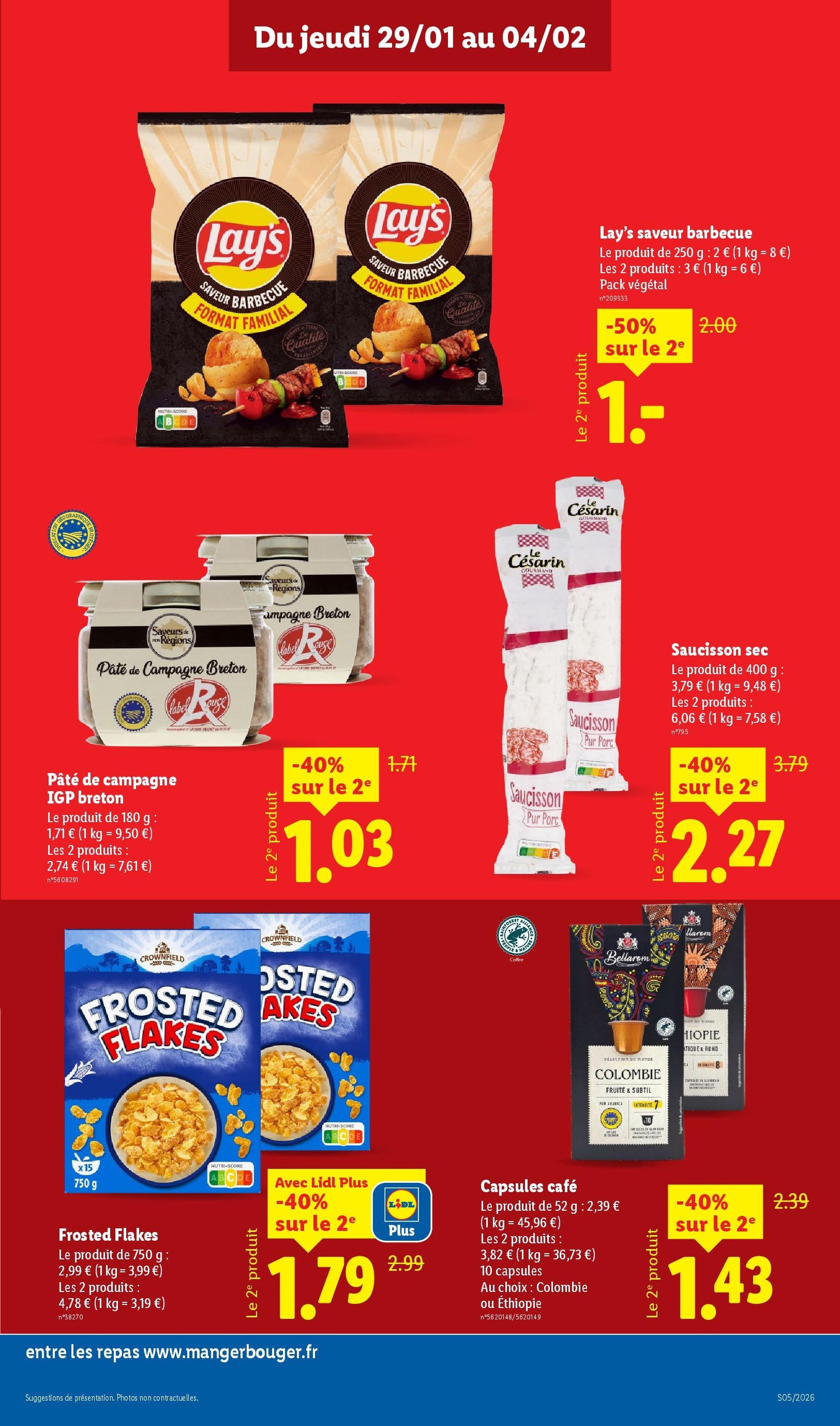 LIDL catalogue semaine 5 - brochure valable à partir du 29/01/2026, page 13 sur 75