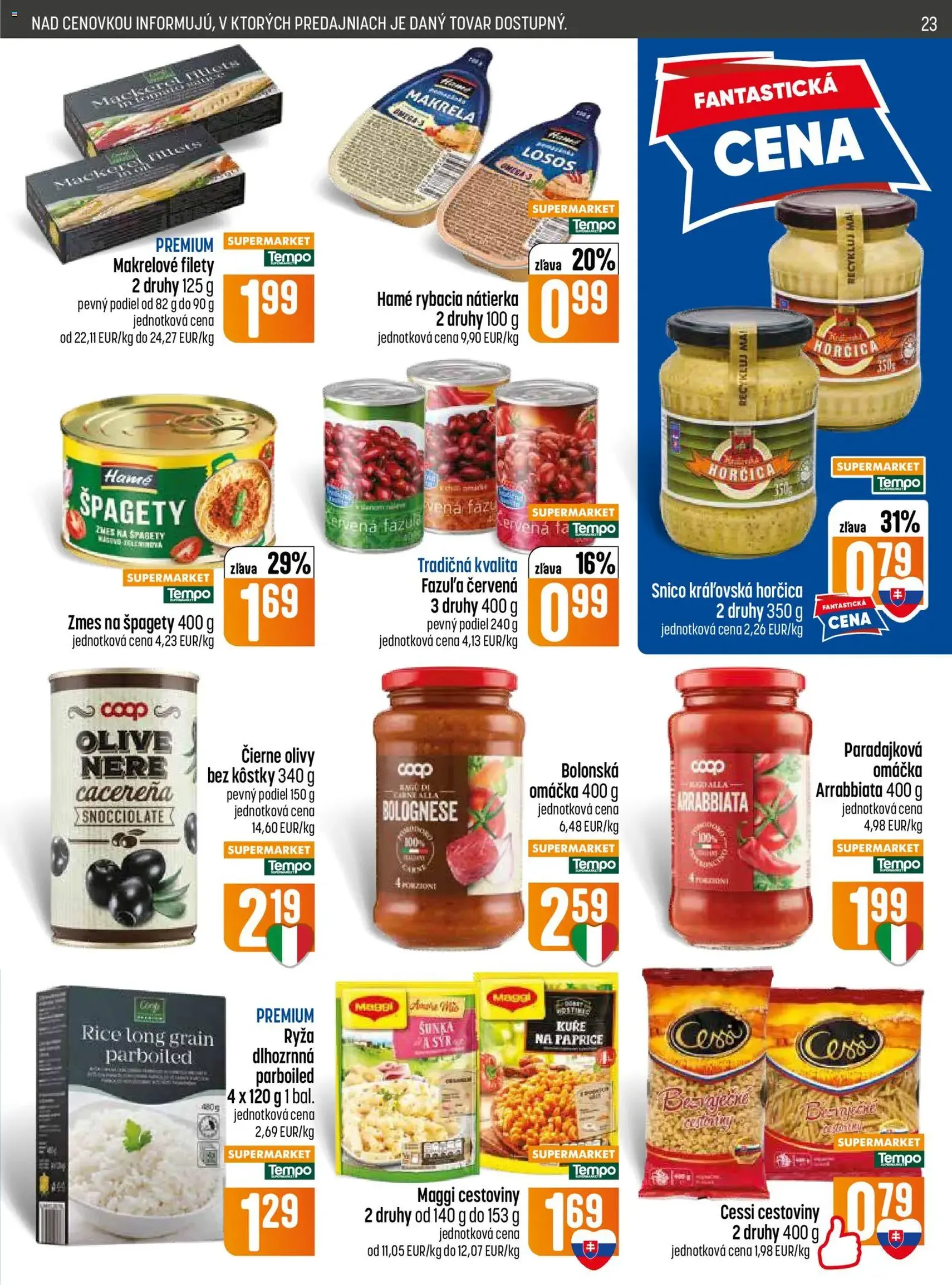 COOP Jednota leták - platný leták od 25.06.2026 strana 23 z 32