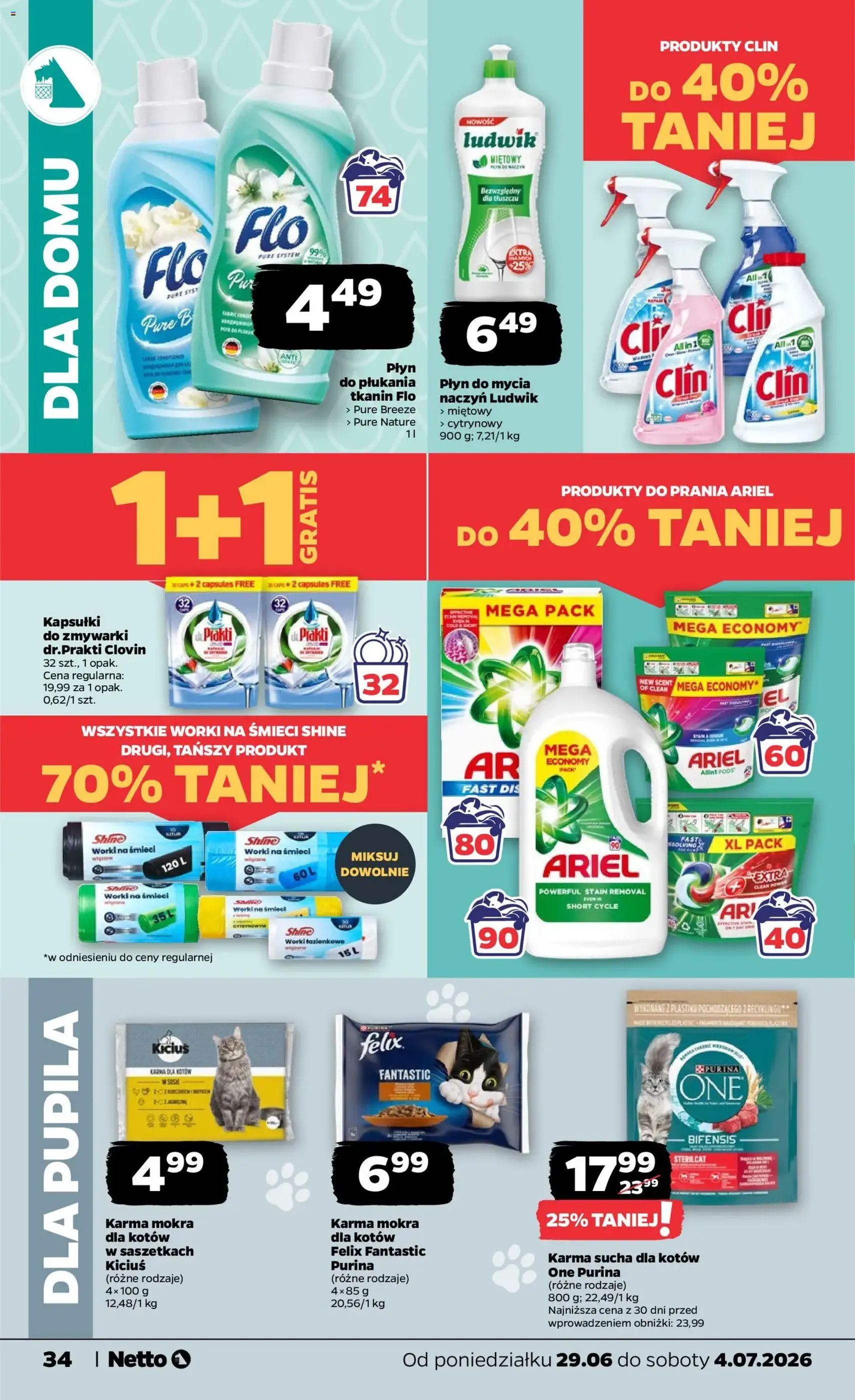 Netto gazetka od poniedziałku spożywcza - ważny gazetka od 29.06.2026 strona 34 z 37