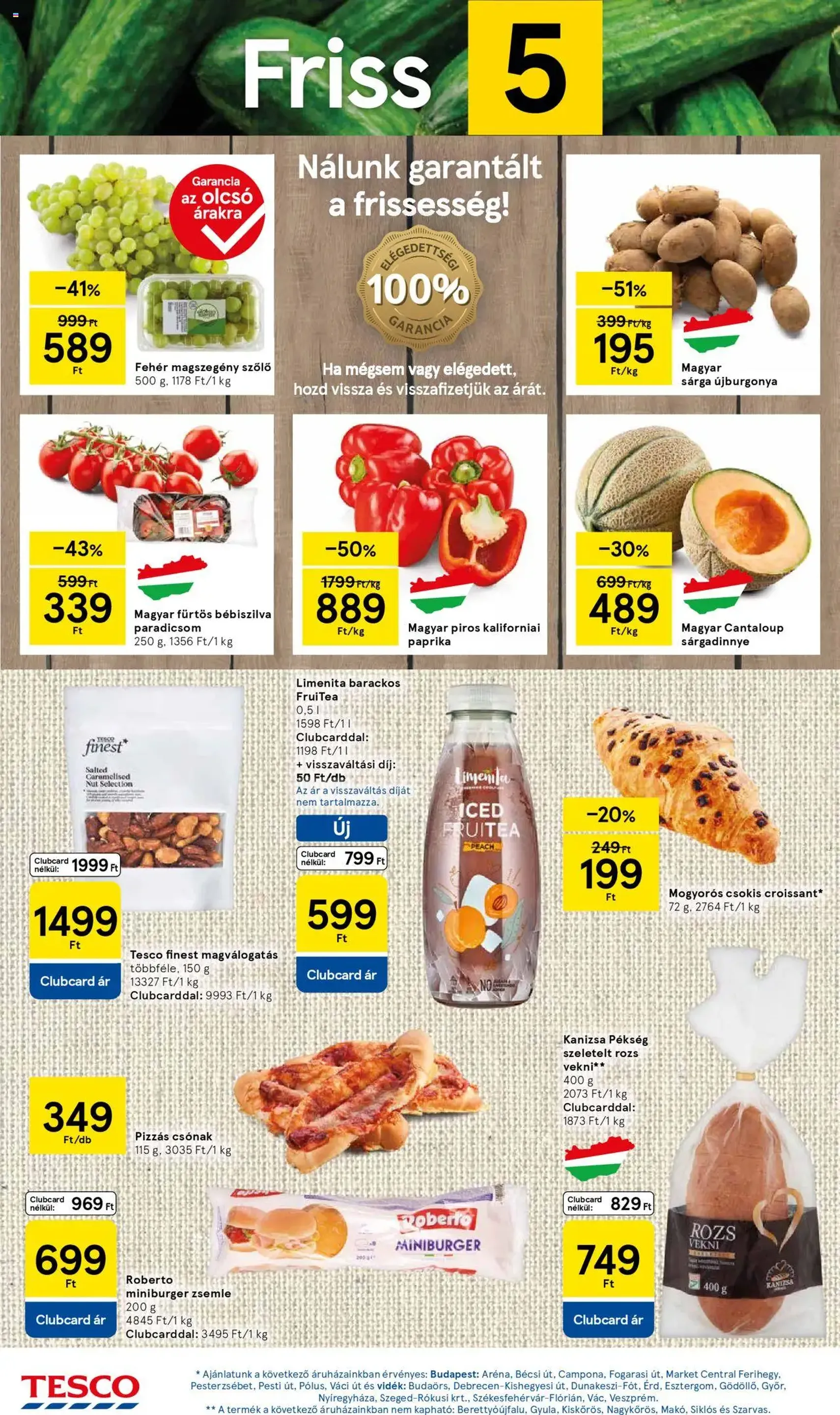 Tesco Hipermarket - Akciós újság - 2025.08.14. érvényes szórólap 2 oldal 32 oldalból