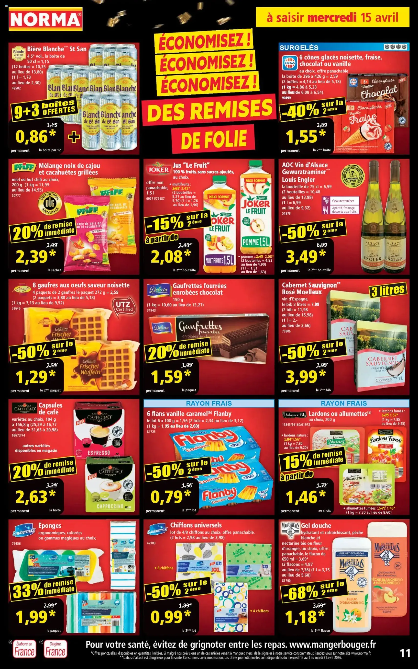 Norma catalogue - brochure valable à partir du 15/04/2026, page 11 sur 14