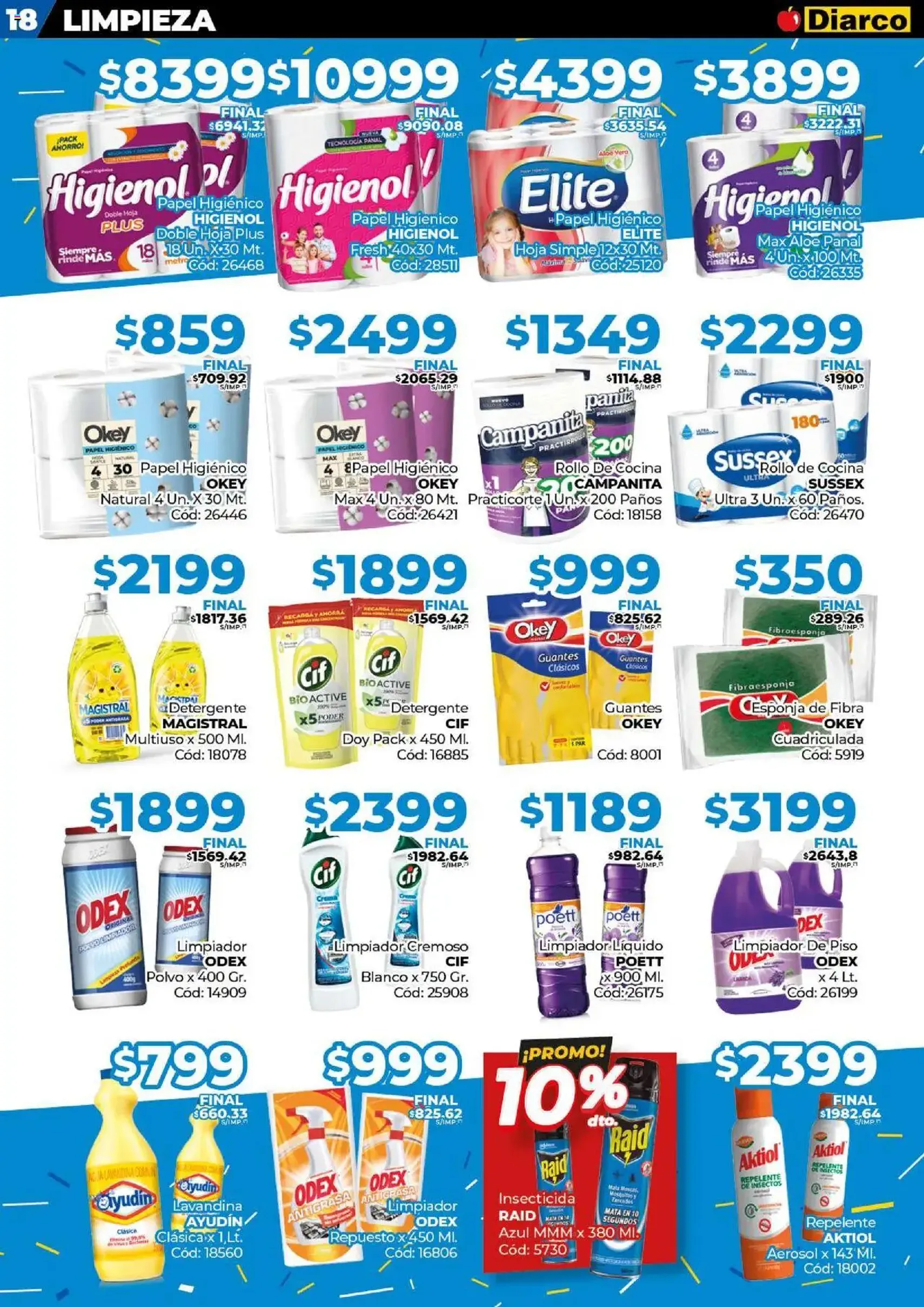 Diarco ofertas - folleto válido desde 11/08/2025 página 18 de 23 Diarco ofertas - folleto válido desde 11/08/2025 página 18 de 23