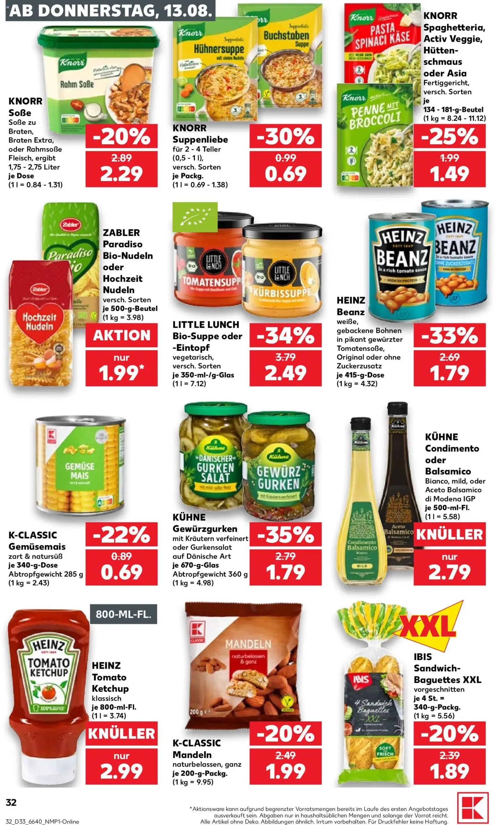 Kaufland Prospekt - Gültiger Prospekt ab 13.08.2026, Seite 32 von insgesamt 54