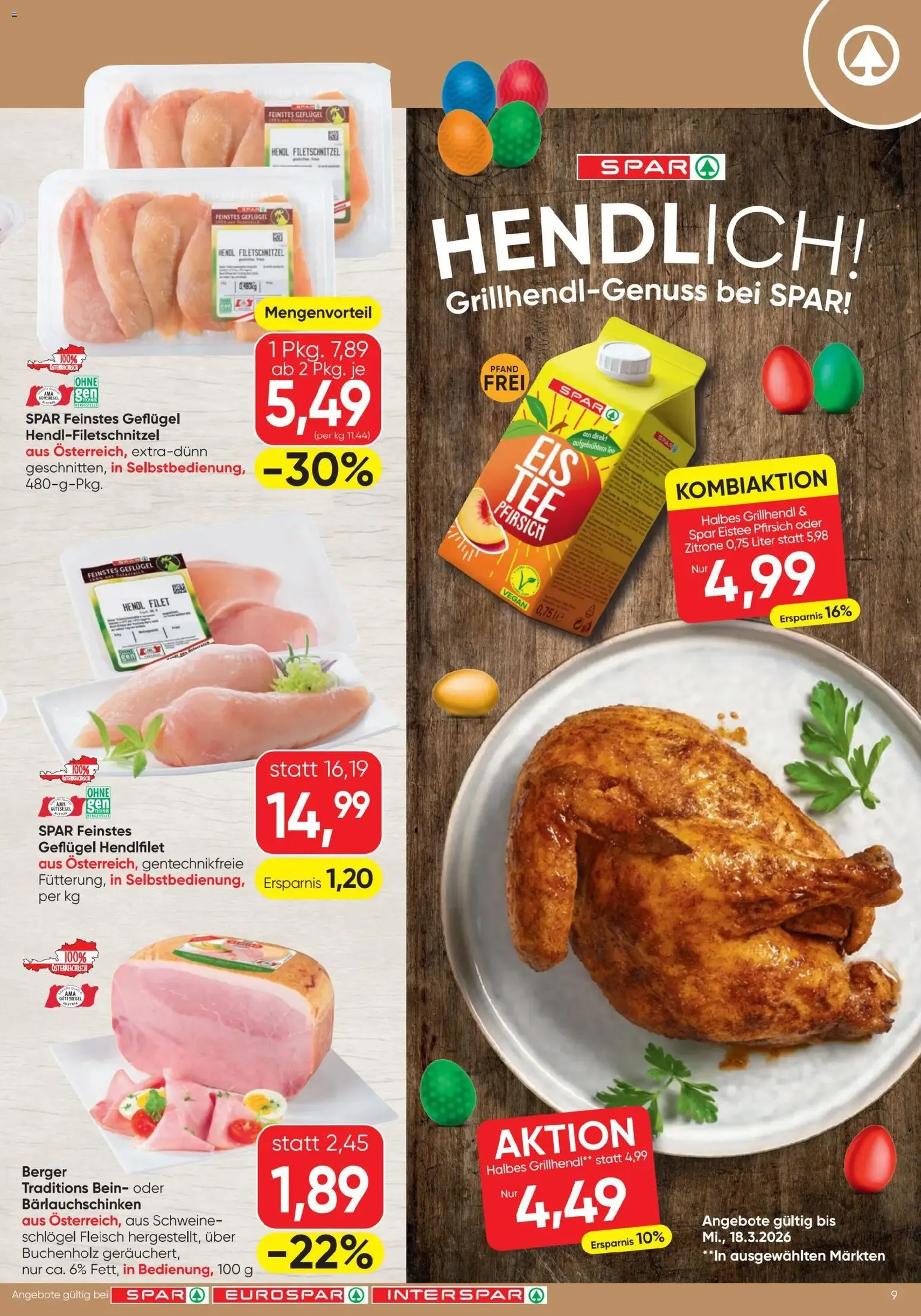 Spar Flugblatt - Gültiger Prospekt ab 26.02.2026, Seite 9 von insgesamt 20