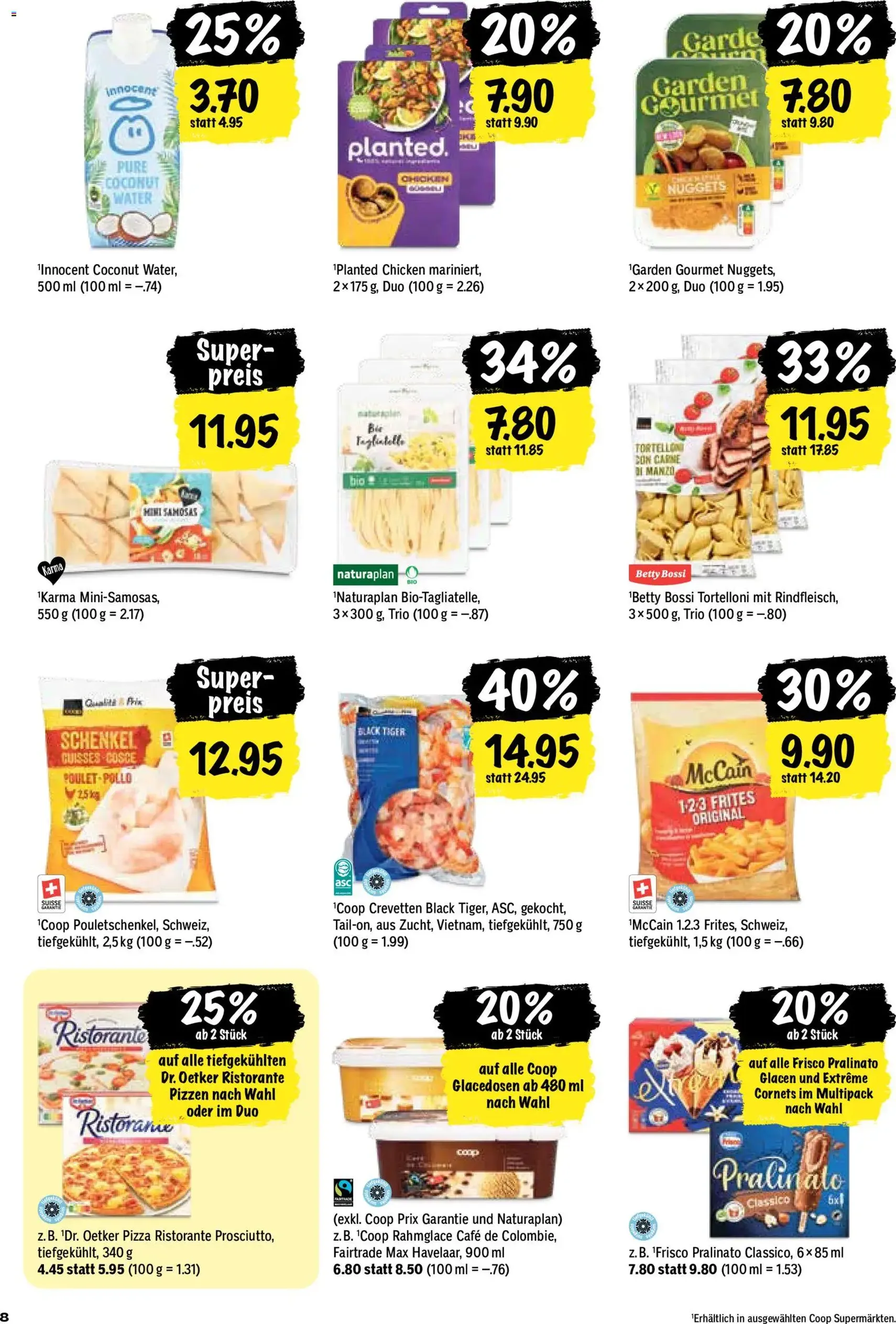 Coop aktionen - Gültiger Prospekt ab 27.08.2026, Seite 8 von insgesamt 24
