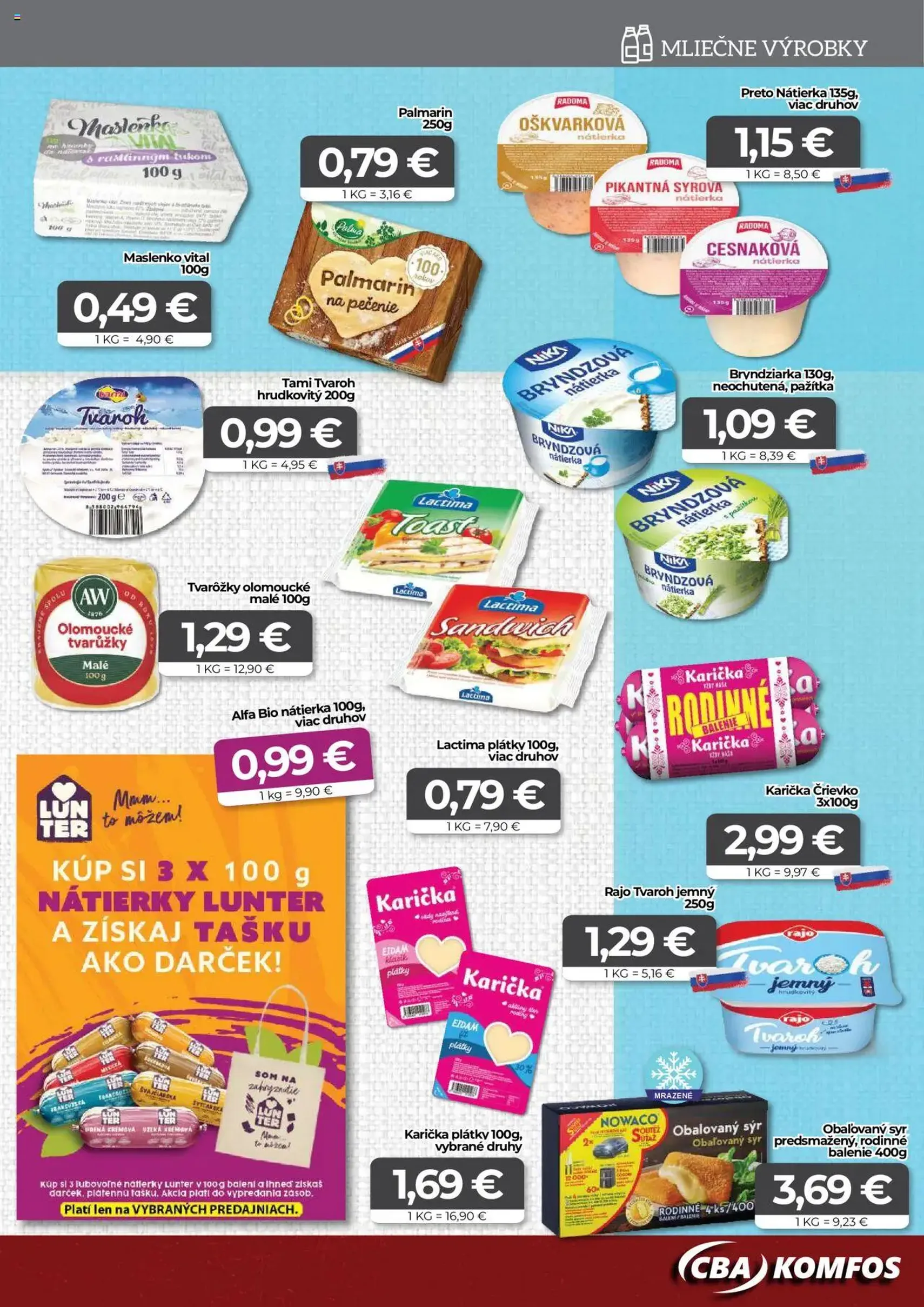 CBA Komfos leták - platný leták od 23.10.2025 strana 5 z 16 CBA Komfos leták - platný leták od 23.10.2025 strana 5 z 16