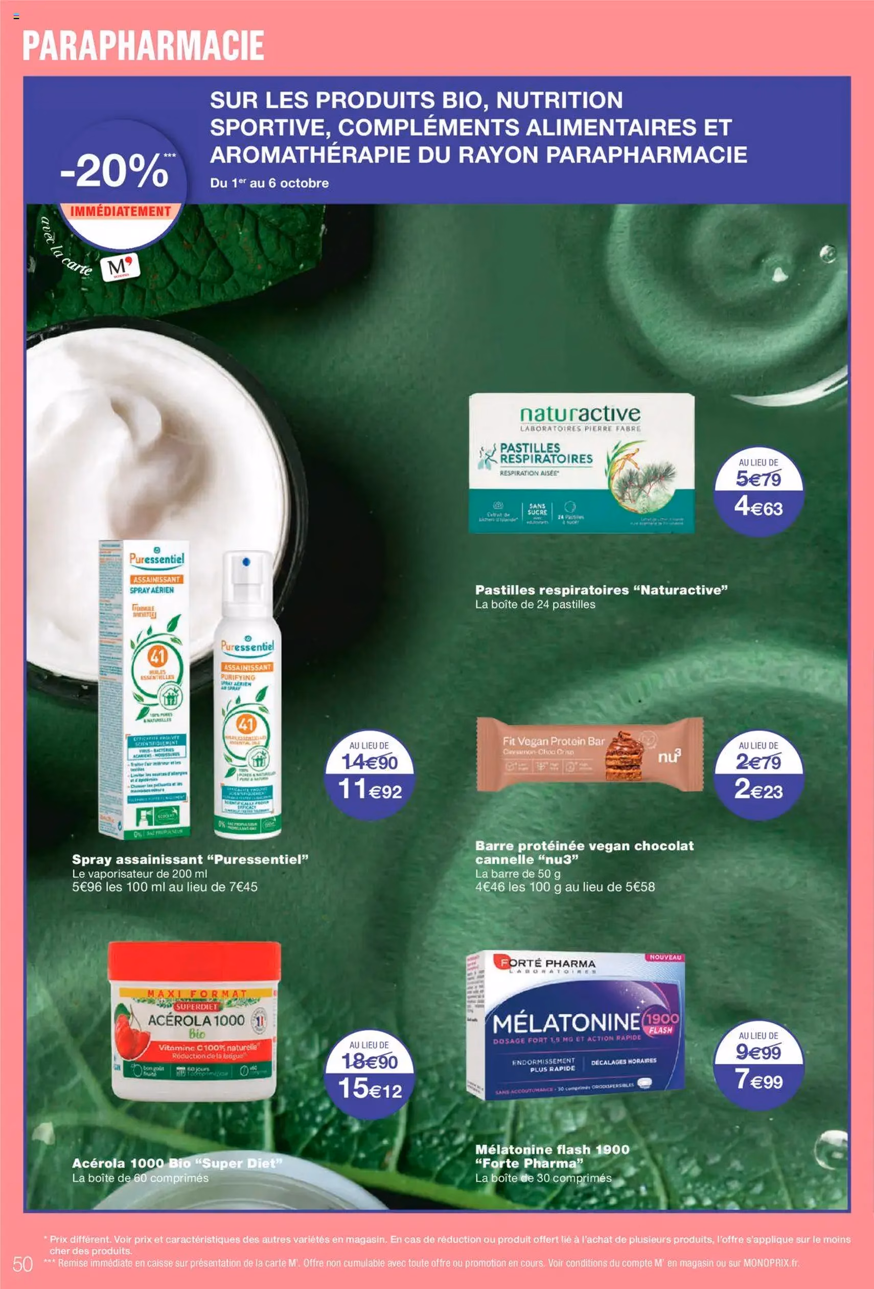 Monoprix catalogue - brochure valable à partir du 23/09/2025, page 50 sur 56 Monoprix catalogue - brochure valable à partir du 23/09/2025, page 50 sur 56