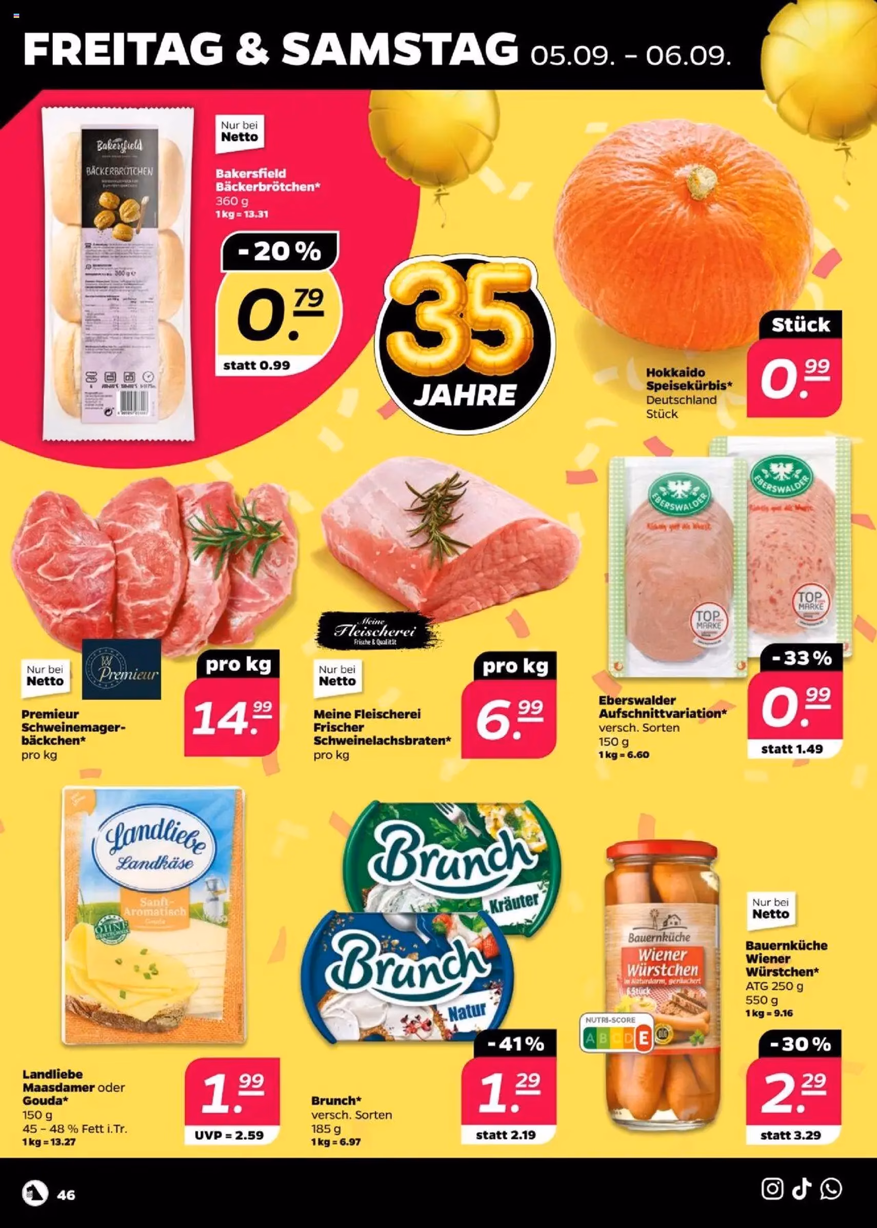 Netto Prospekt - Gültiger Prospekt ab 01.09.2025, Seite 46 von insgesamt 50 Netto Prospekt - Gültiger Prospekt ab 01.09.2025, Seite 46 von insgesamt 50