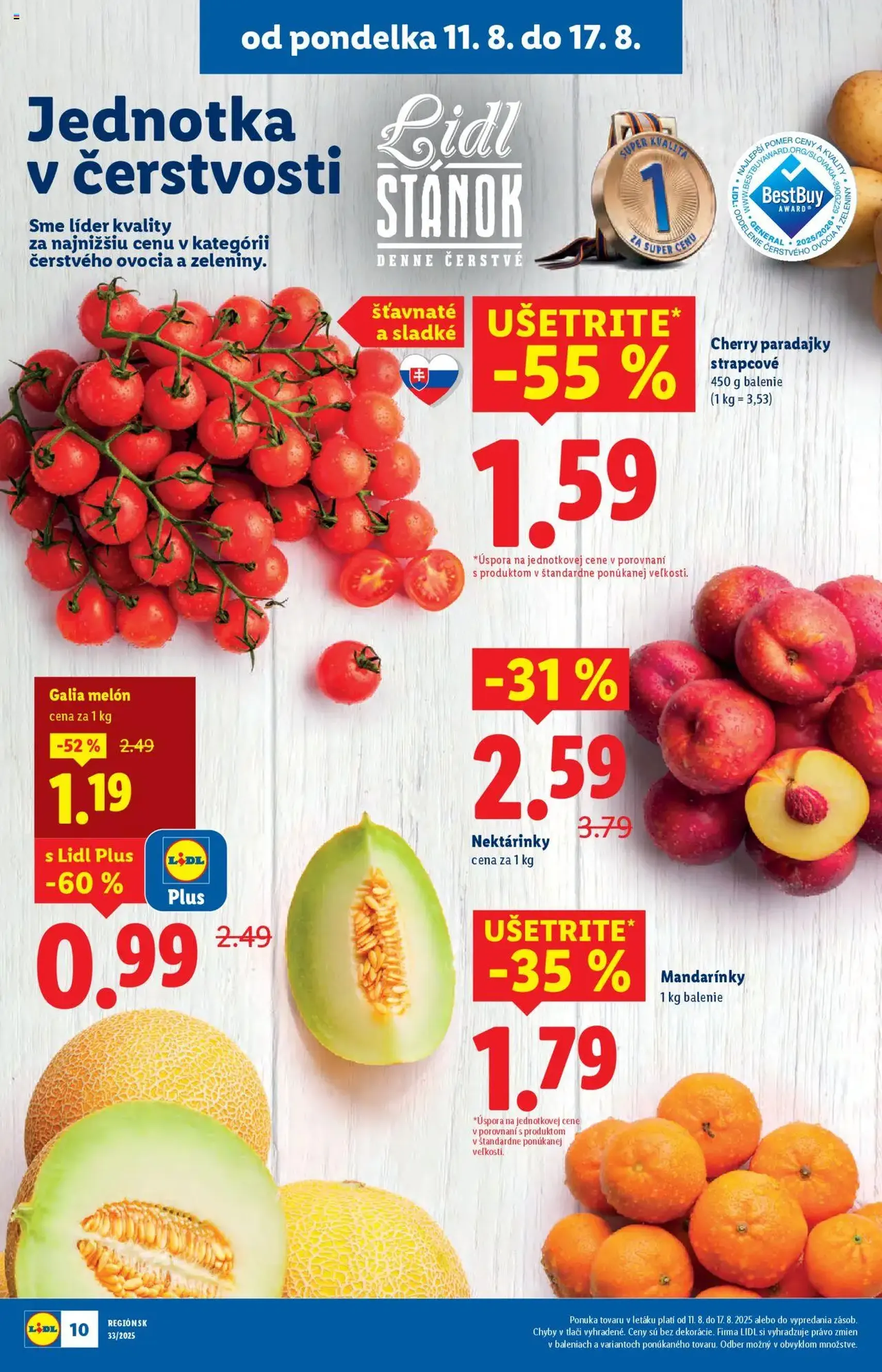 Lidl leták - platný leták od 11.08.2025 strana 10 z 93