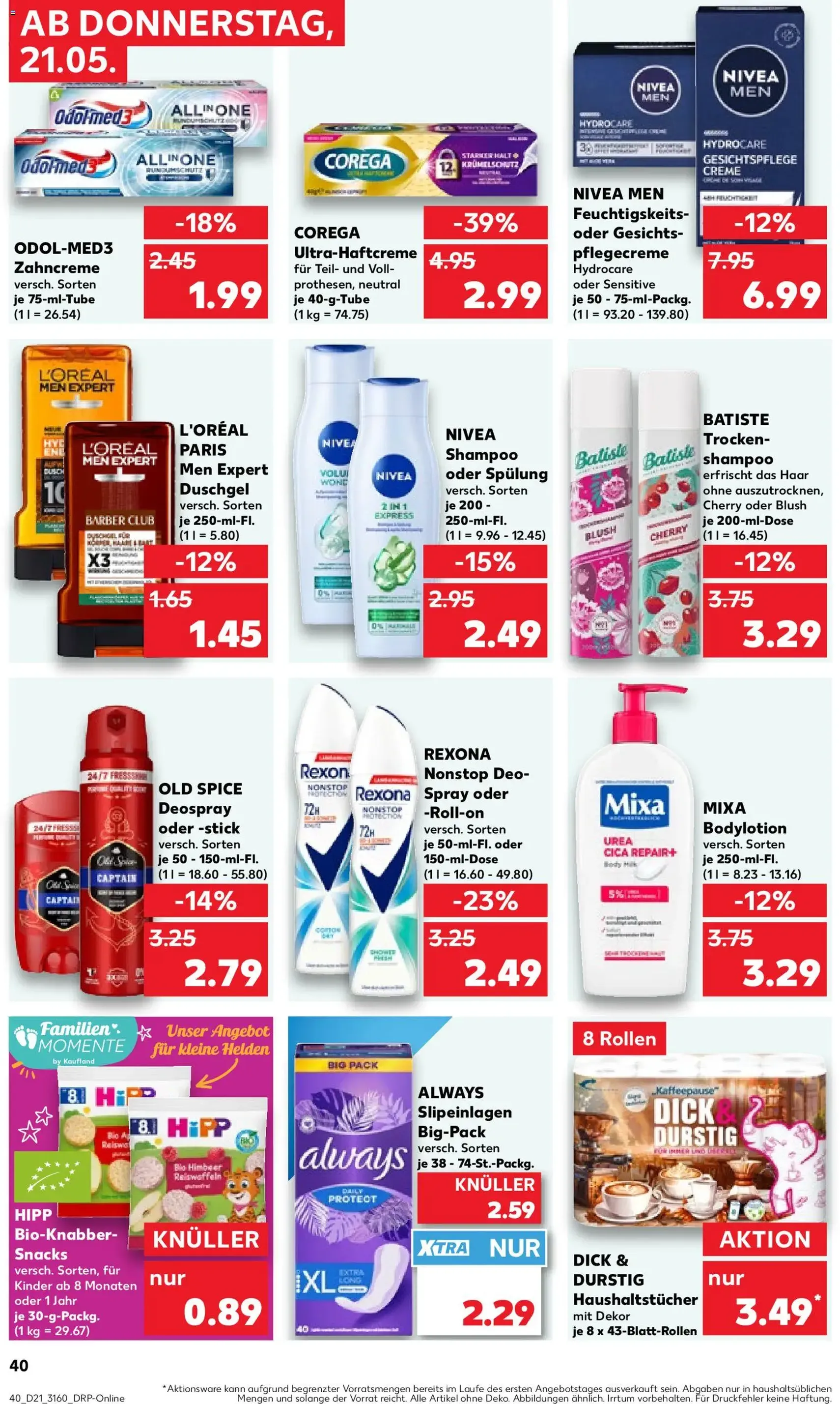 Kaufland Prospekt - Gültiger Prospekt ab 21.05.2026, Seite 40 von insgesamt 58