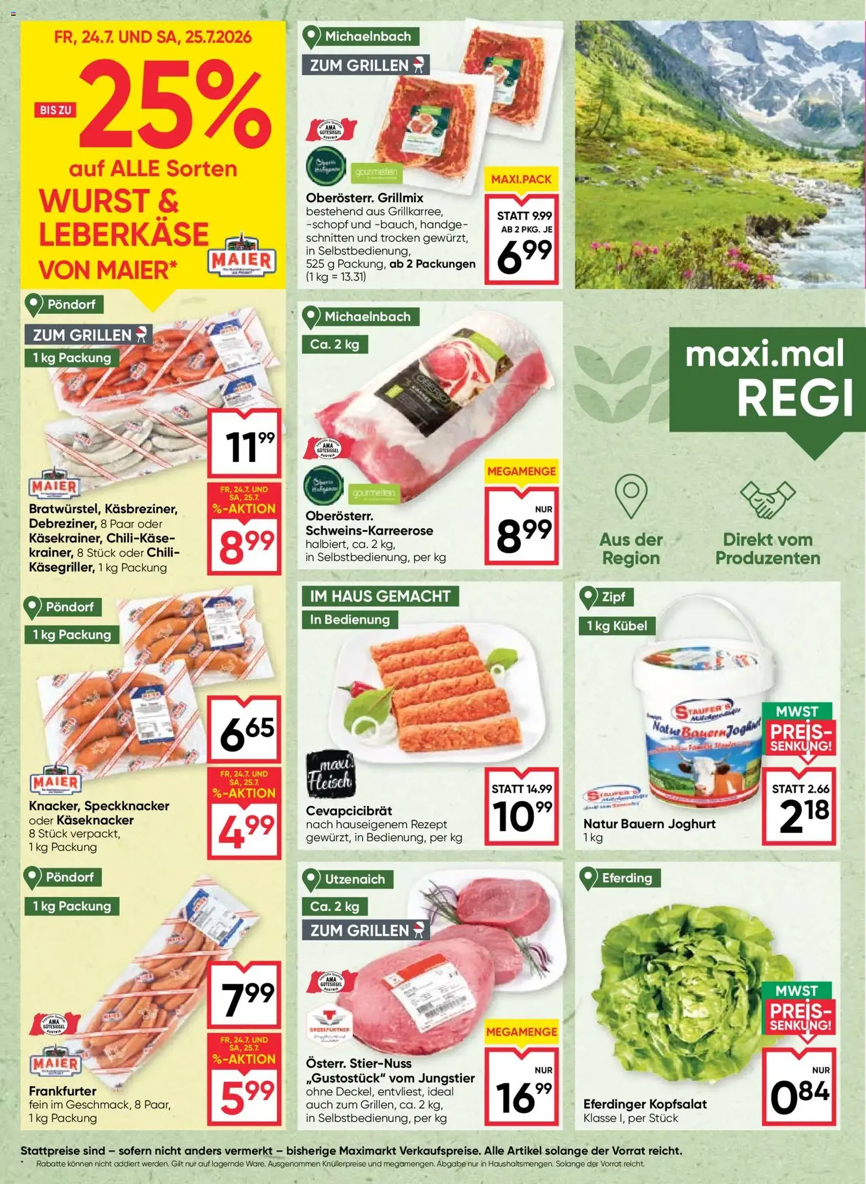 Maximarkt Flugblatt - Gültiger Prospekt ab 23.07.2026, Seite 4 von insgesamt 24