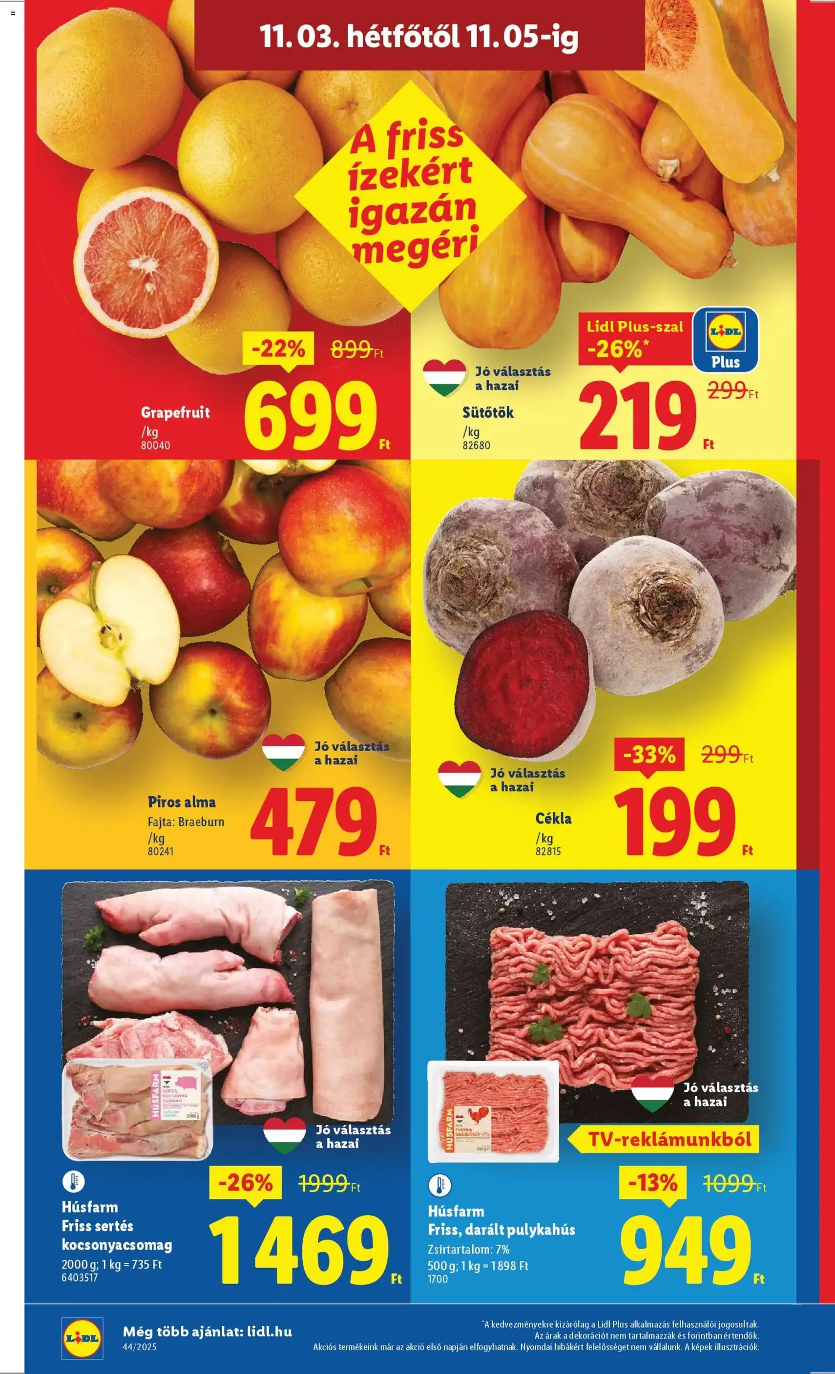 Lidl Akciós újság - 2025.10.30. érvényes szórólap 48 oldal 66 oldalból Lidl Akciós újság - 2025.10.30. érvényes szórólap 48 oldal 66 oldalból