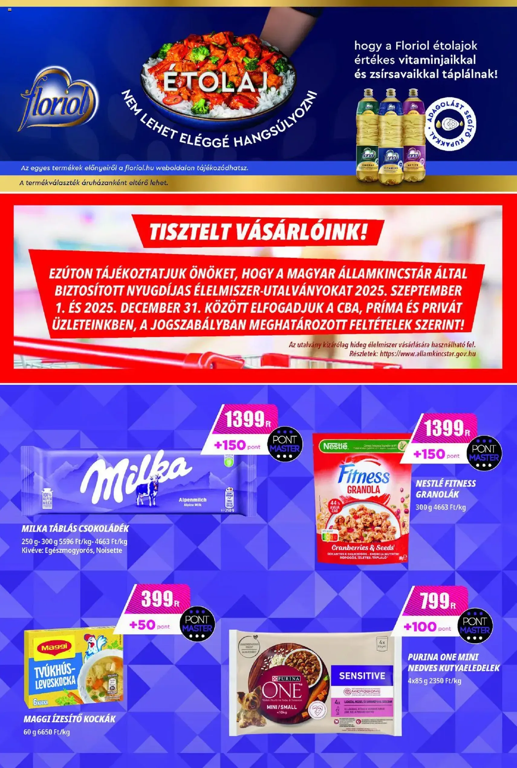 CBA Príma Akciós újság - 2025.10.16. érvényes szórólap 6 oldal 12 oldalból CBA Príma Akciós újság - 2025.10.16. érvényes szórólap 6 oldal 12 oldalból