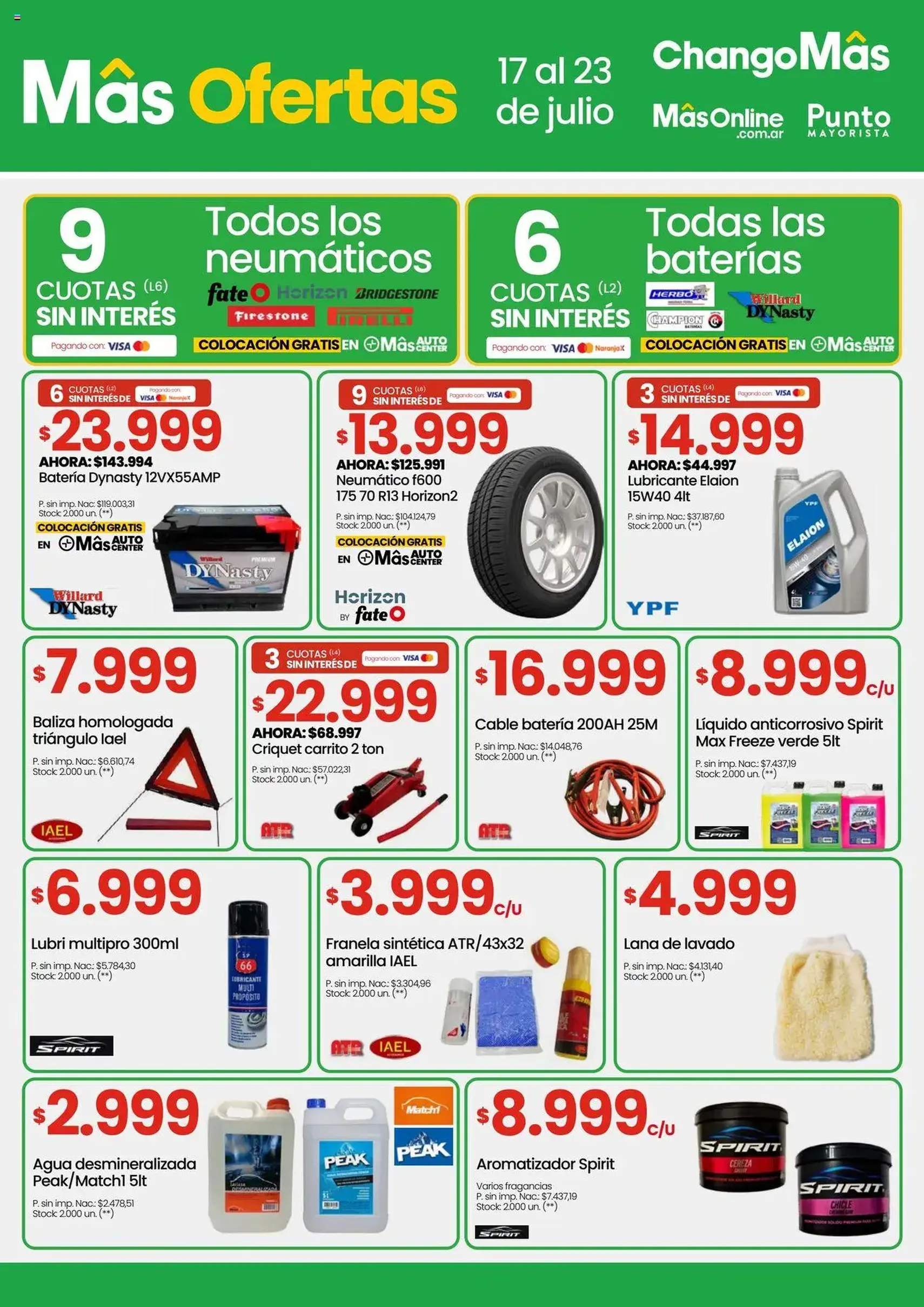 Punto Mayorista catálogo - folleto válido desde 17/07/2025 página 15 de 17 Punto Mayorista catálogo - folleto válido desde 17/07/2025 página 15 de 17
