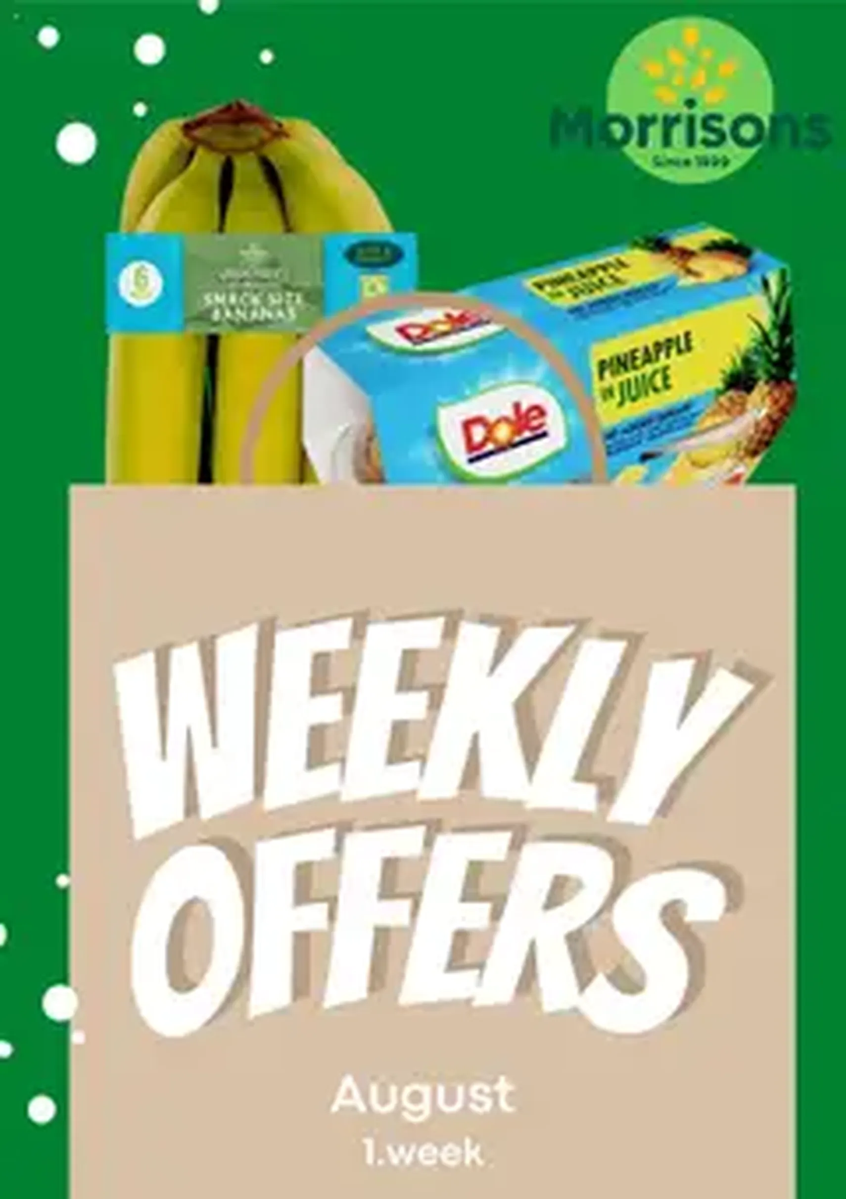 Morrisons - Weekly offers - valid flyer from 28/07/2025, page 1 of 1