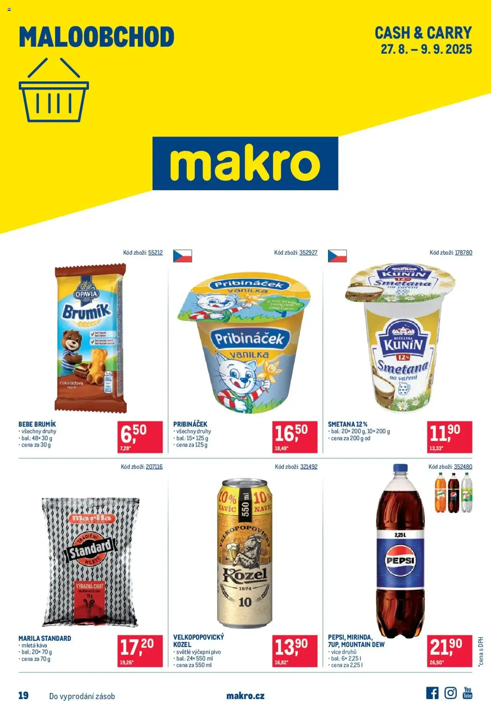 Makro leták - Maloobchod - platný leták od 27.08.2025 strana 1 z 18 Makro leták - Maloobchod - platný leták od 27.08.2025 strana 1 z 18