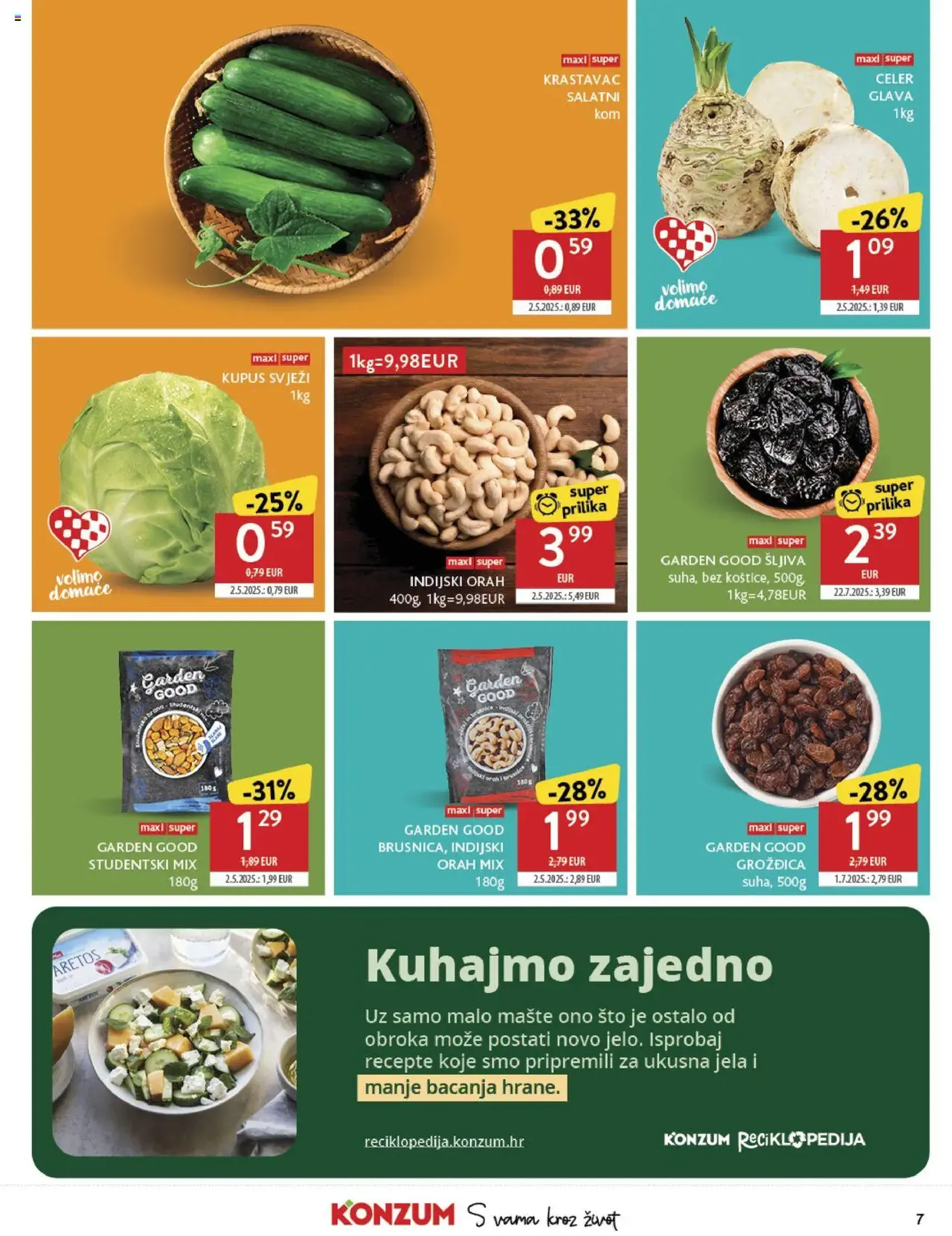 Konzum HR Akciós újság - 2025.08.20. érvényes szórólap 7 oldal 38 oldalból