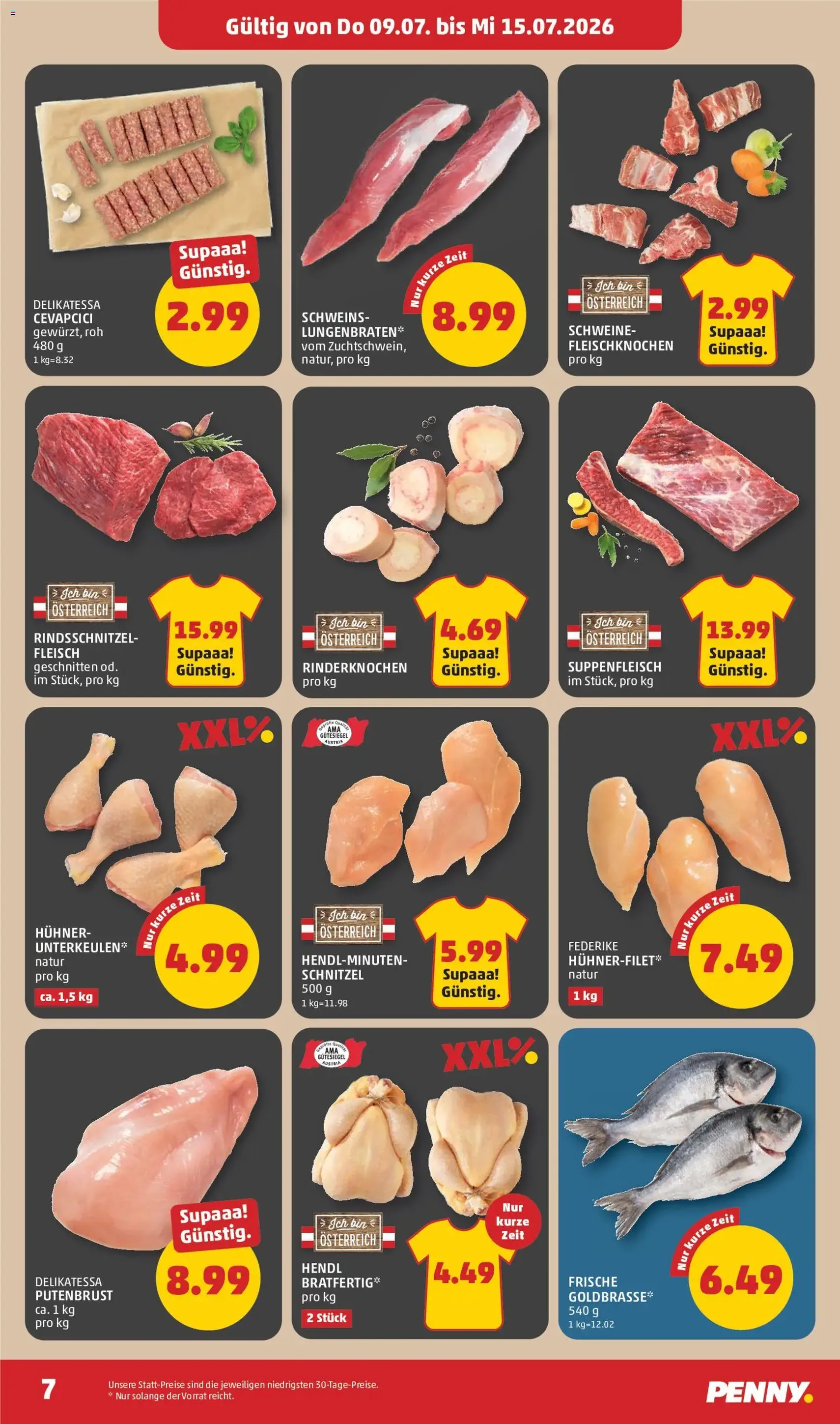 Penny Markt Flugblatt - Gültiger Prospekt ab 09.07.2026, Seite 7 von insgesamt 28