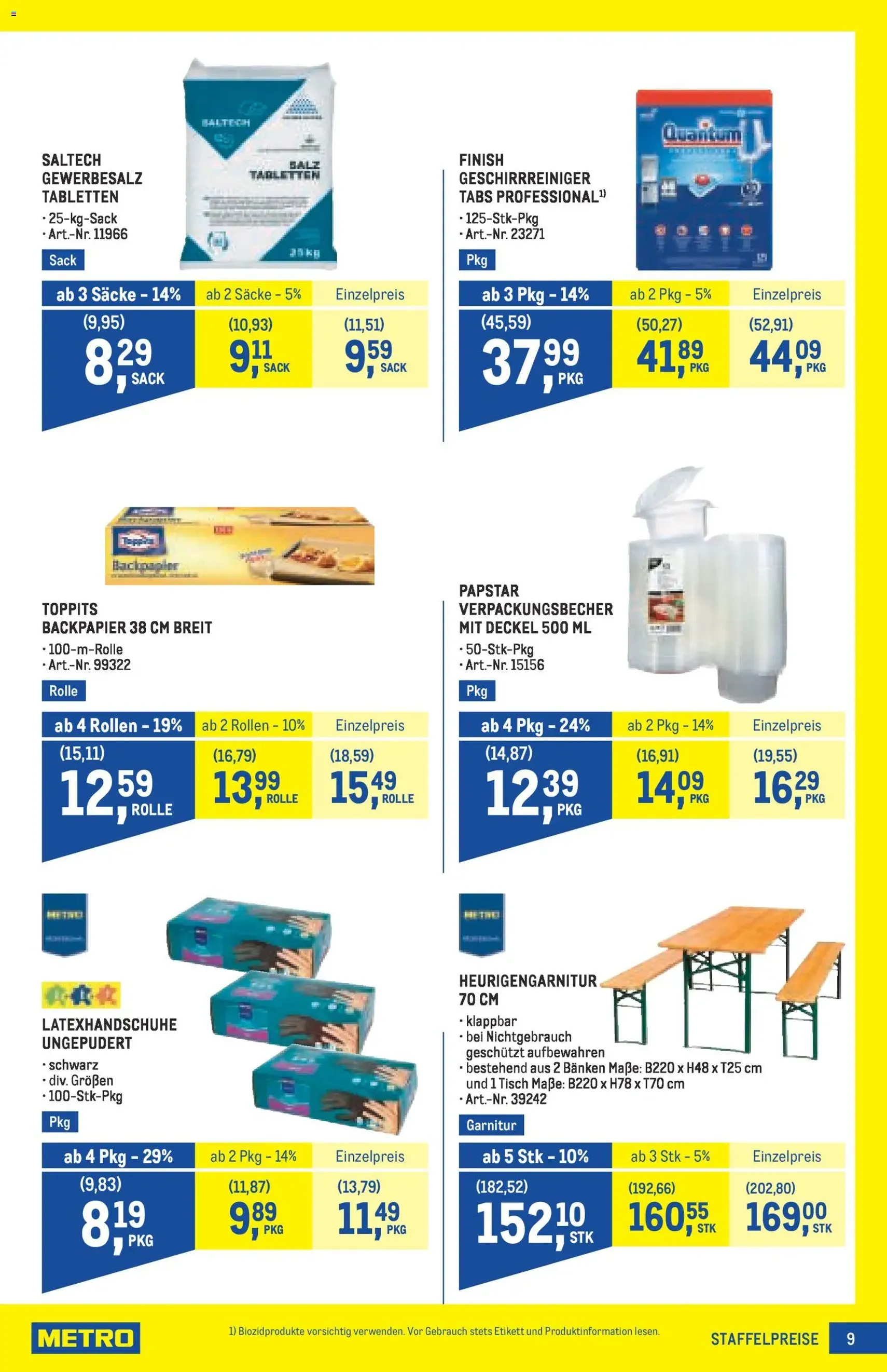 Metro angebote Profi - Gültiger Prospekt ab 05.03.2026, Seite 9 von insgesamt 72