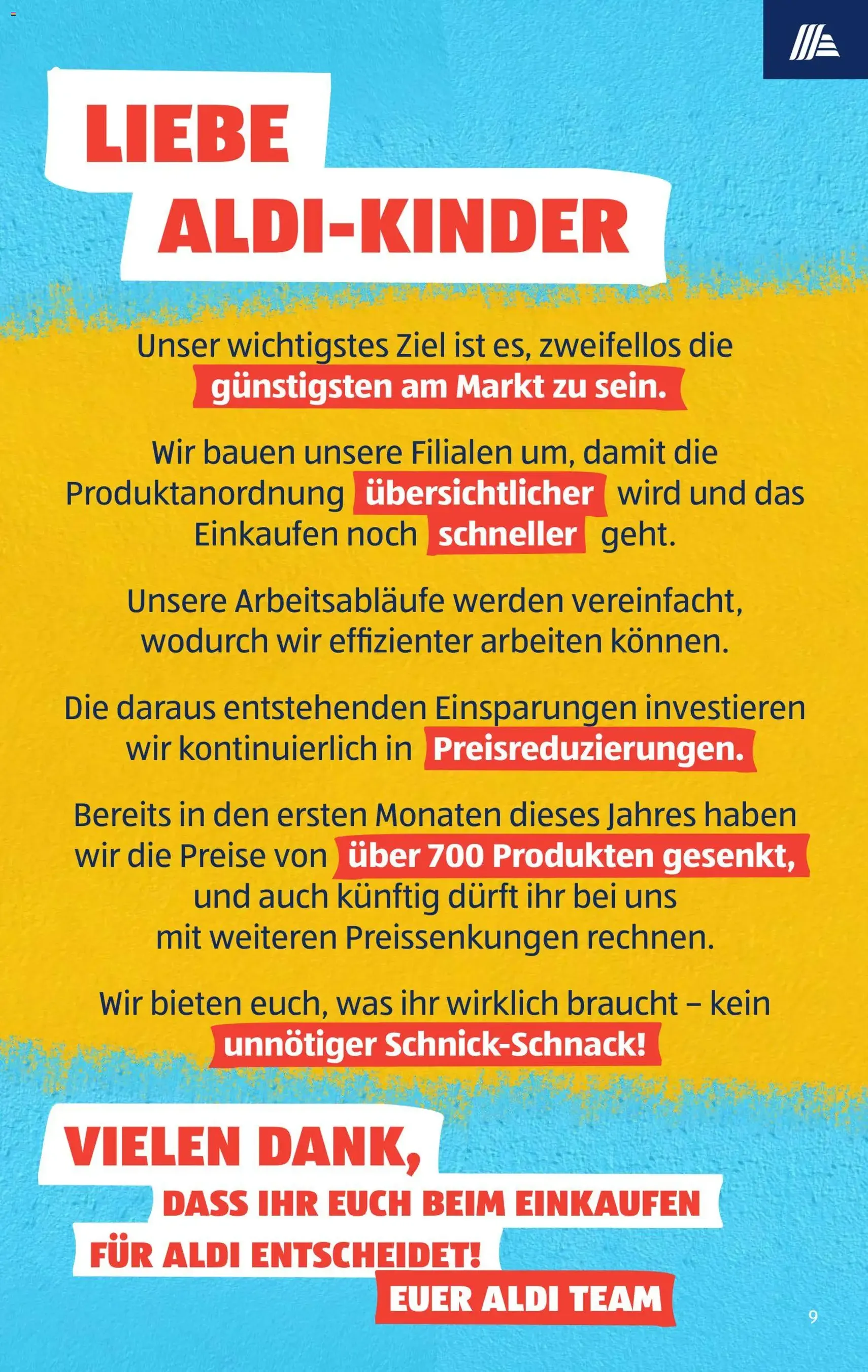 Aldi aktionen - Gültiger Prospekt ab 23.07.2026, Seite 9 von insgesamt 44