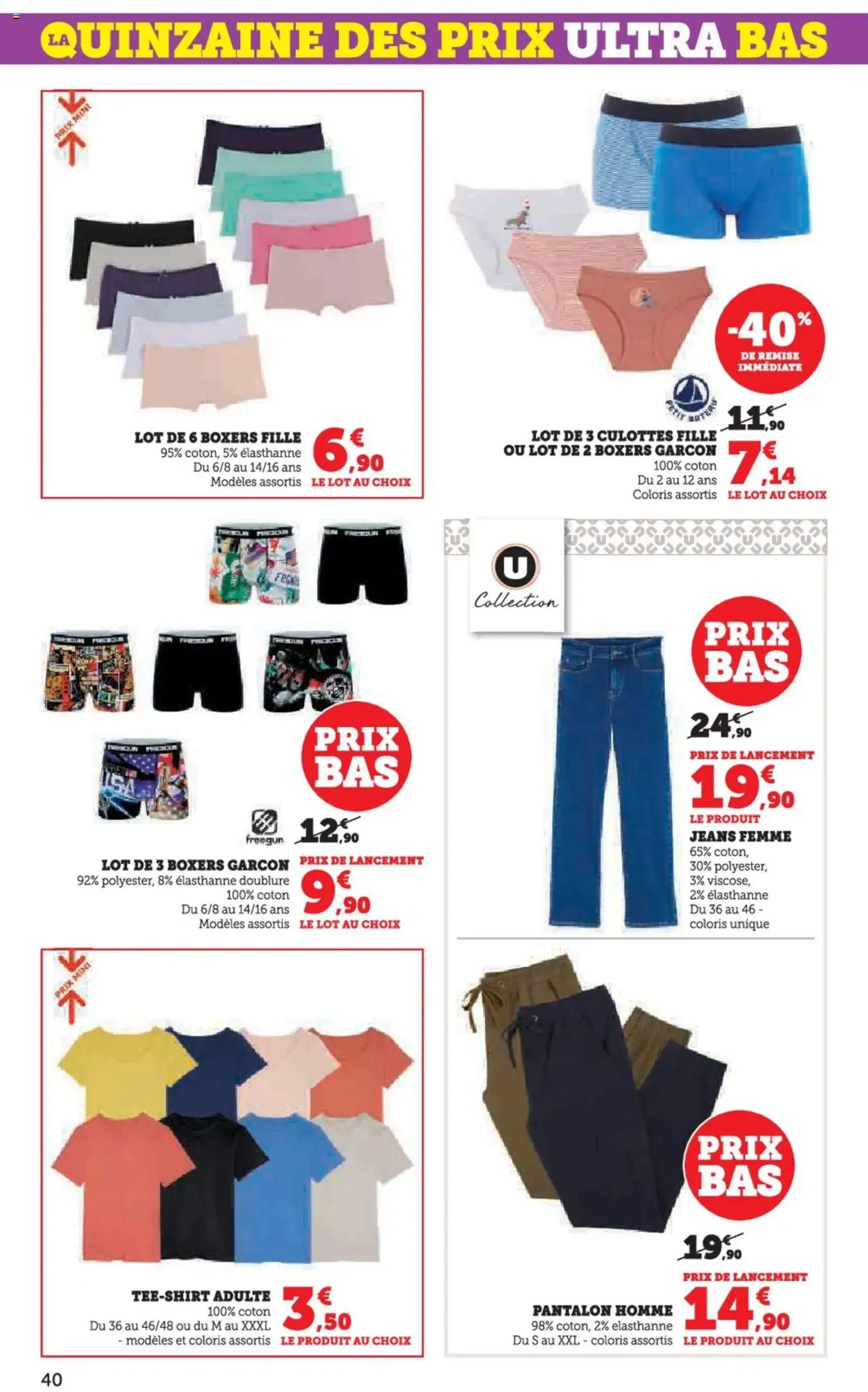Super U catalogue - brochure valable à partir du 26/08/2025, page 40 sur 44 Super U catalogue - brochure valable à partir du 26/08/2025, page 40 sur 44