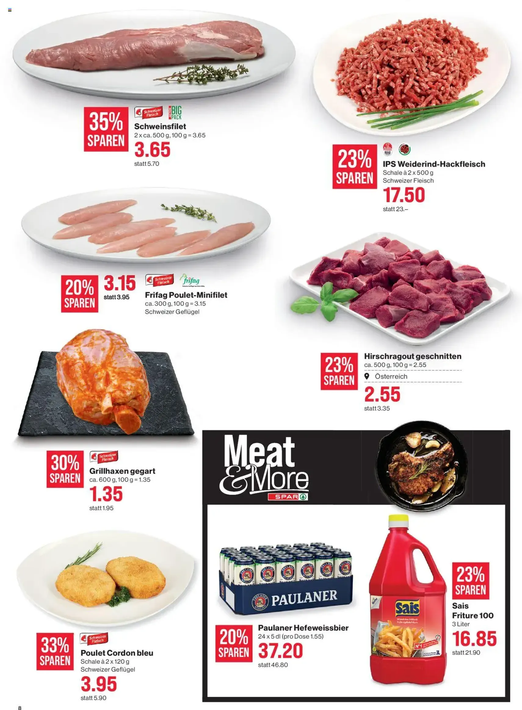 SPAR Aktionen - Gültiger Prospekt ab 25.09.2025, Seite 8 von insgesamt 24