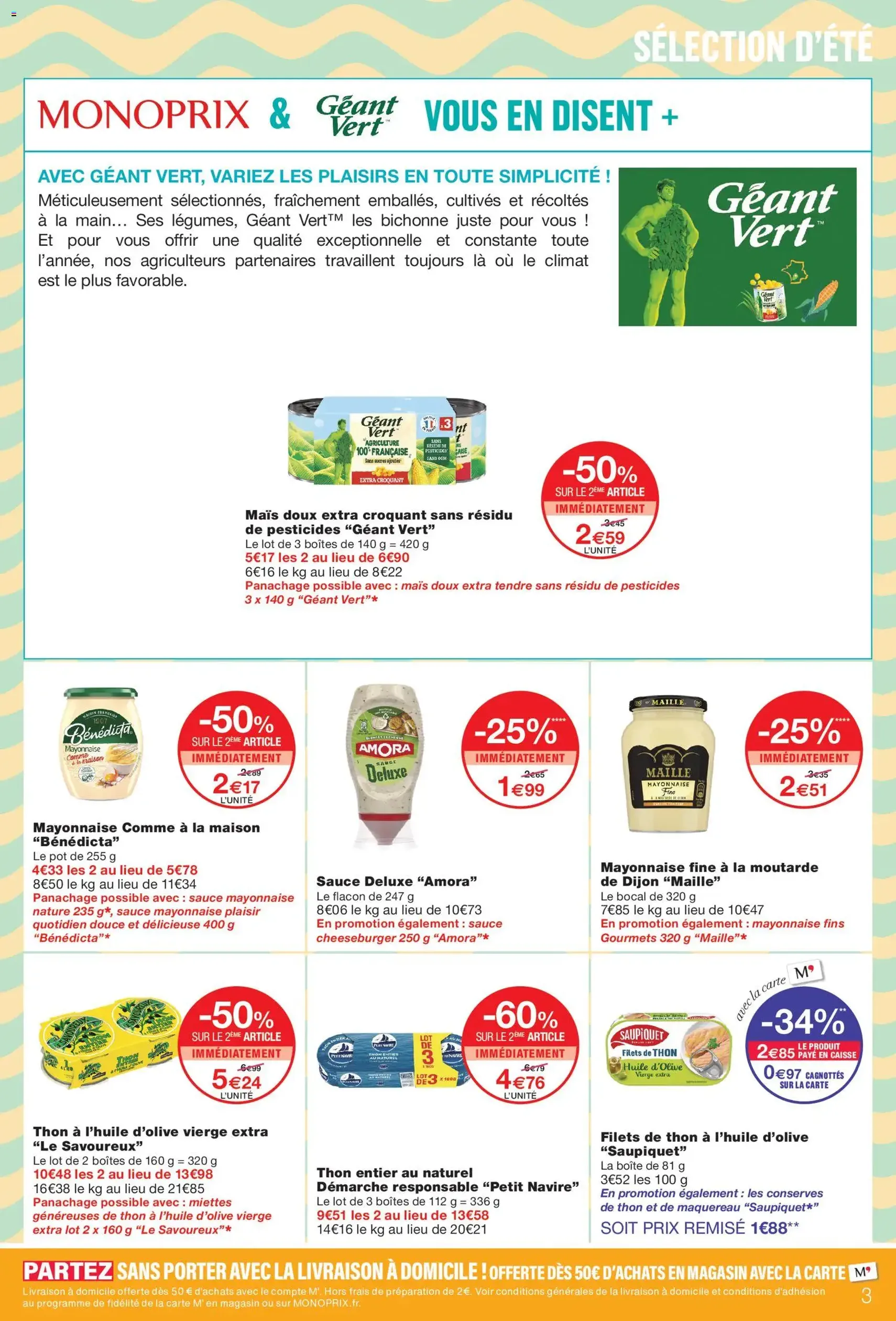 Monoprix catalogue - brochure valable à partir du 28/07/2026, page 3 sur 52