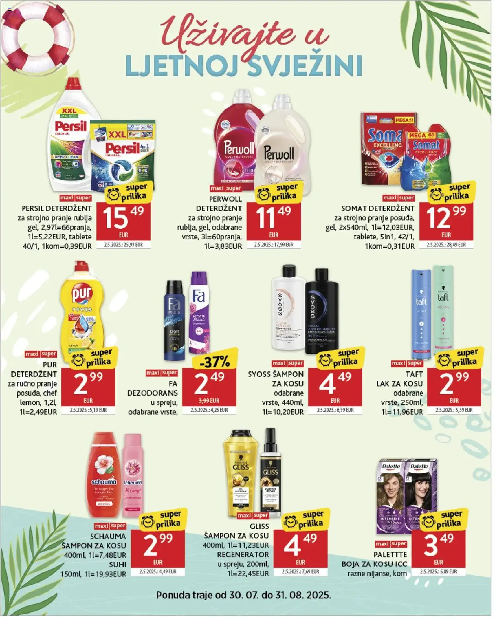 Konzum HR Akciós újság - 2025.07.30. érvényes szórólap 33 oldal 40 oldalból Konzum HR Akciós újság - 2025.07.30. érvényes szórólap 33 oldal 40 oldalból