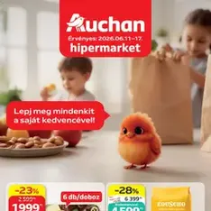 Auchan akciós újság - szórólap előnézete érvényes 2026.06.11. -tól