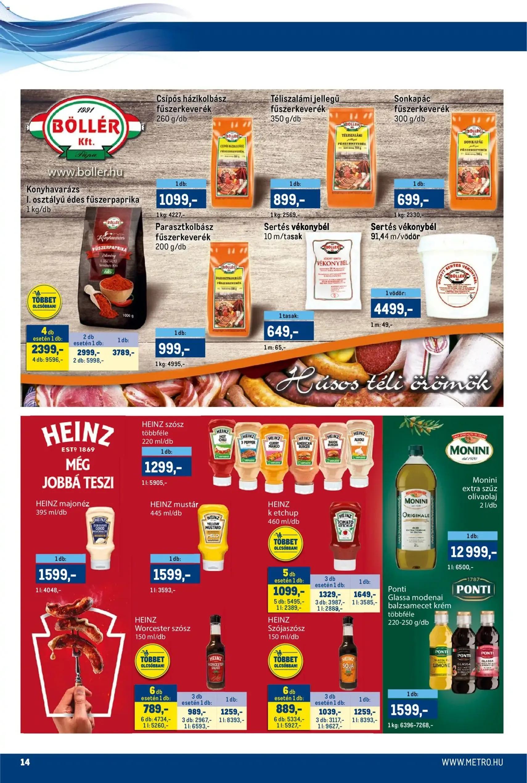 Metro Akciós újság - 2025.12.01. érvényes szórólap 14 oldal 40 oldalból