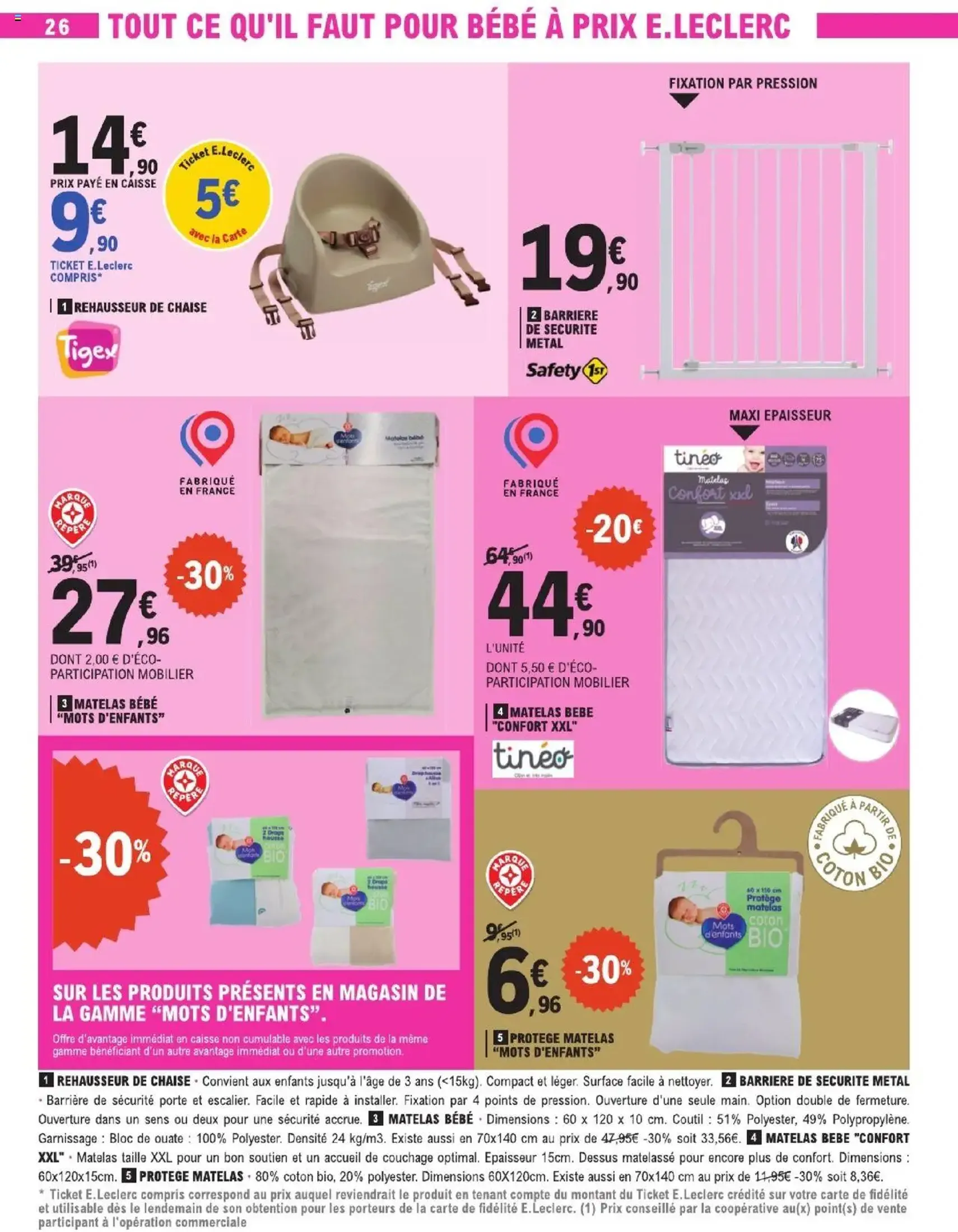 E.Leclerc catalogue semaine 34 - brochure valable à partir du 12/08/2025, page 26 sur 40